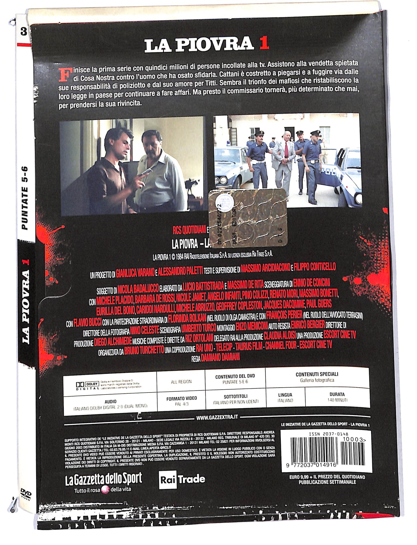 EBOND La Piovra 1 puntate 5 - 6 EDITORIALE DVD DB725642