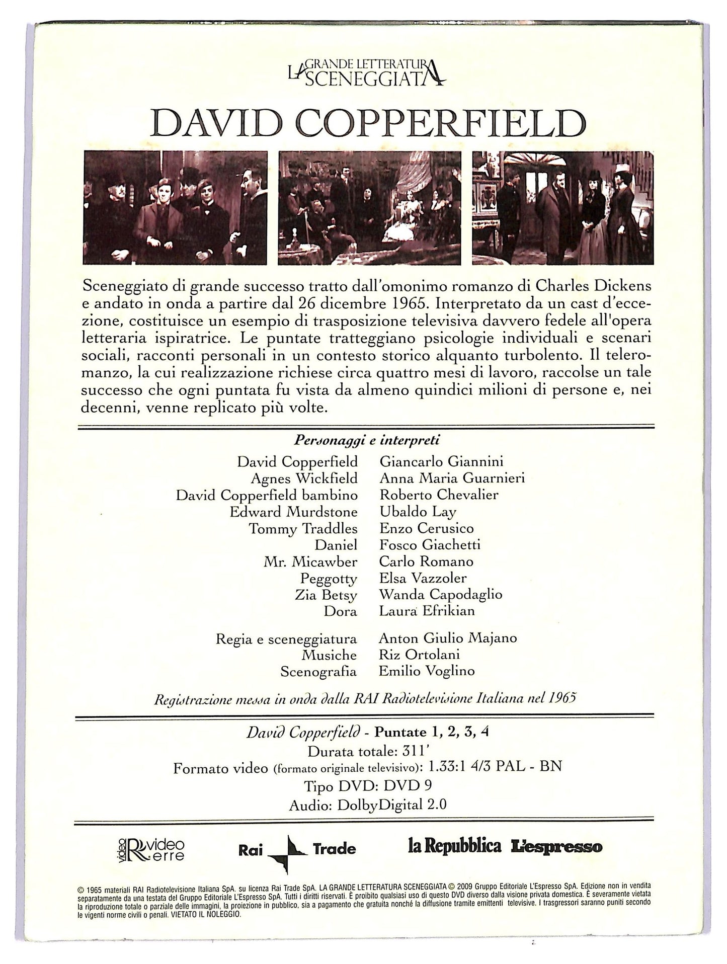 EBOND David Copperfield - La Grande Letteratura Sceneggiata DVD DB725744