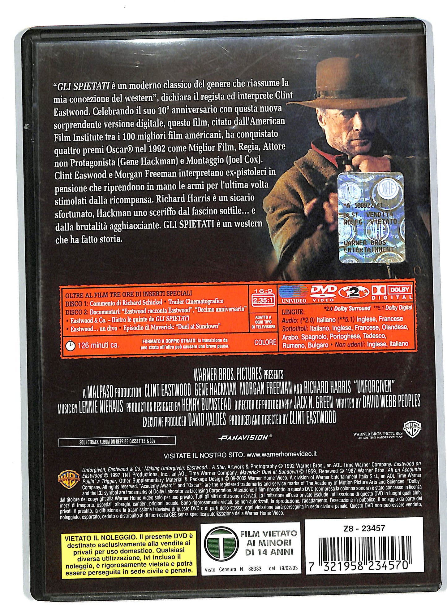 EBOND Gli Spietati - Edizione Speciale 2 dischi DVD DB725753