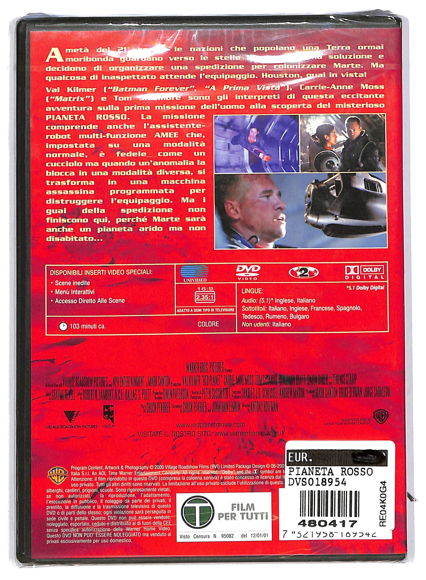 EBOND Pianeta rosso DVD DB725766