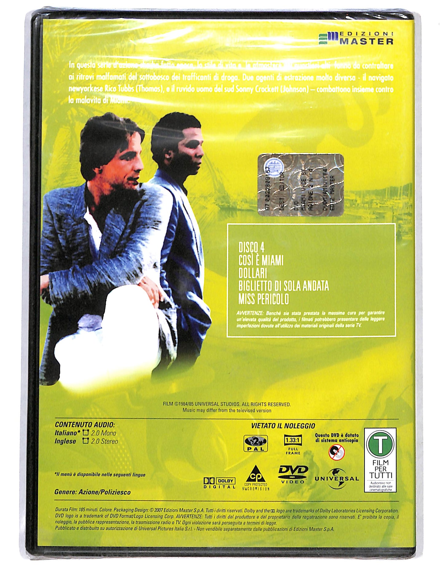 EBOND Miami vice stagione 2 disco 4 EDITORIALE DVD DB725924