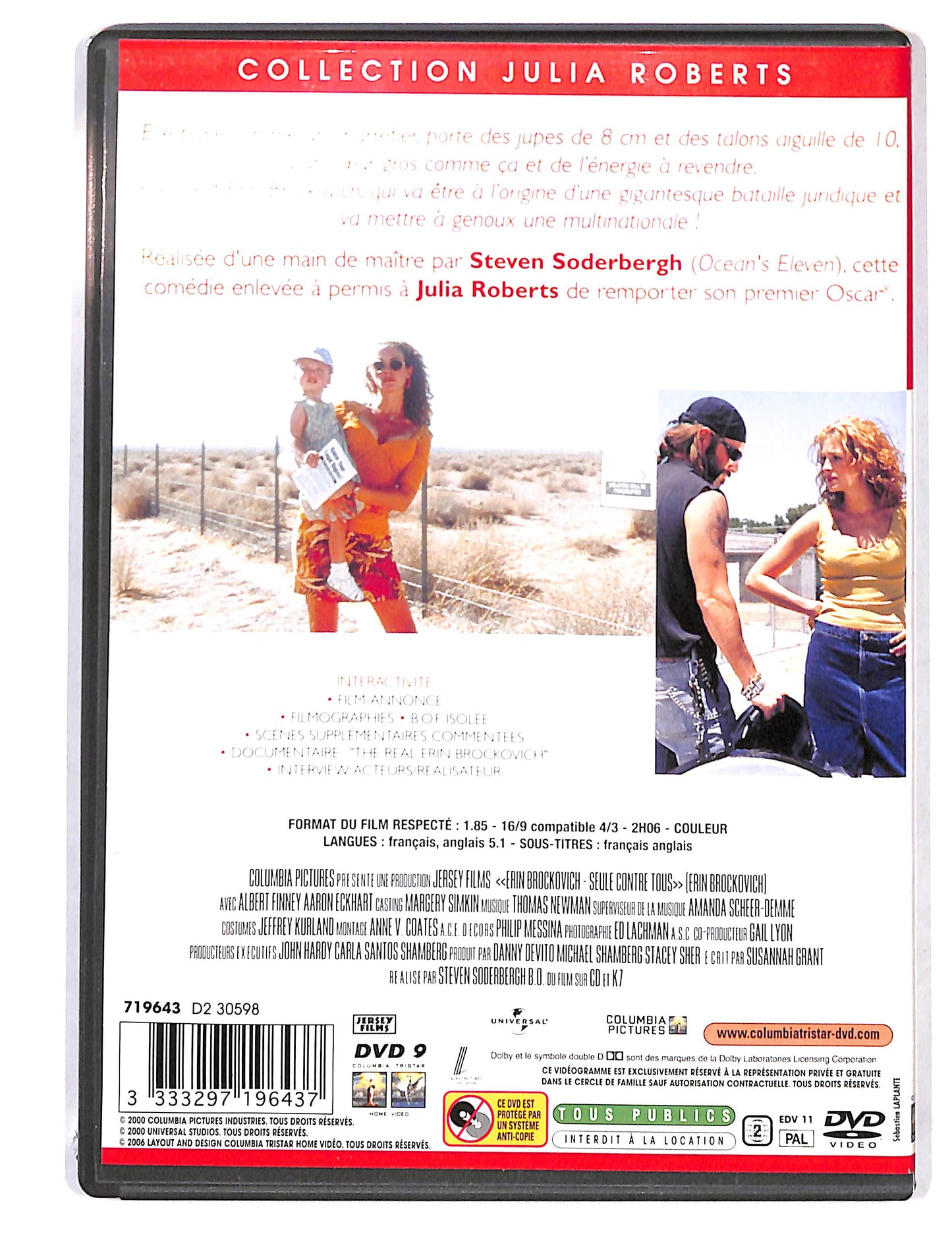 EBOND Erin Brockovich Edizione Francese DVD DB725933