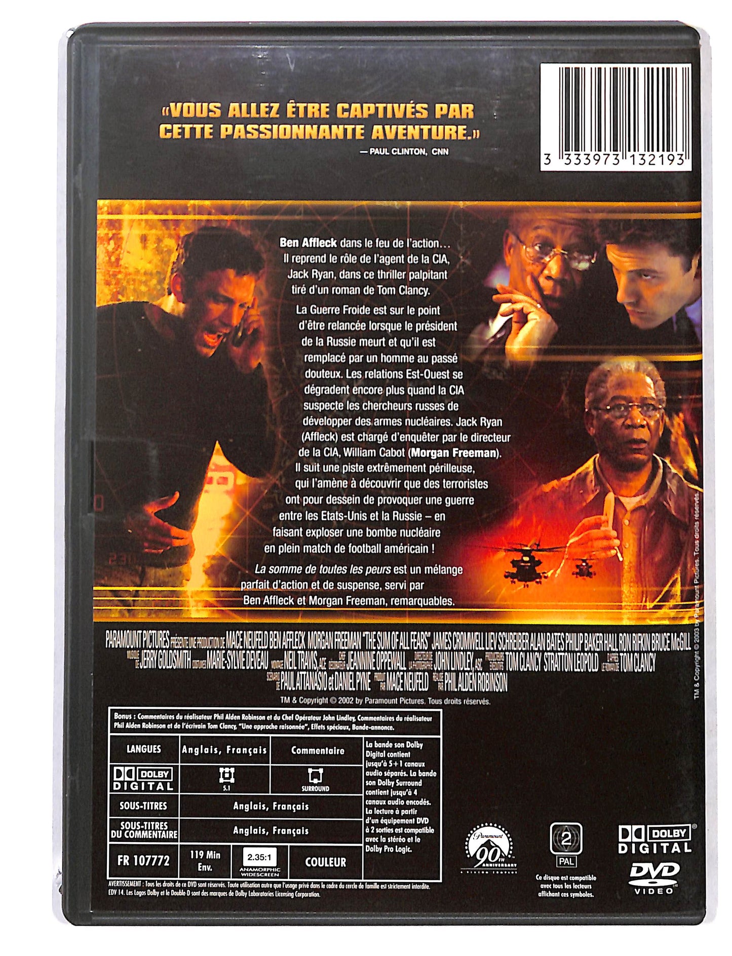 EBOND La somme de toutes les peurs - Edizione Francia DVD DB725936