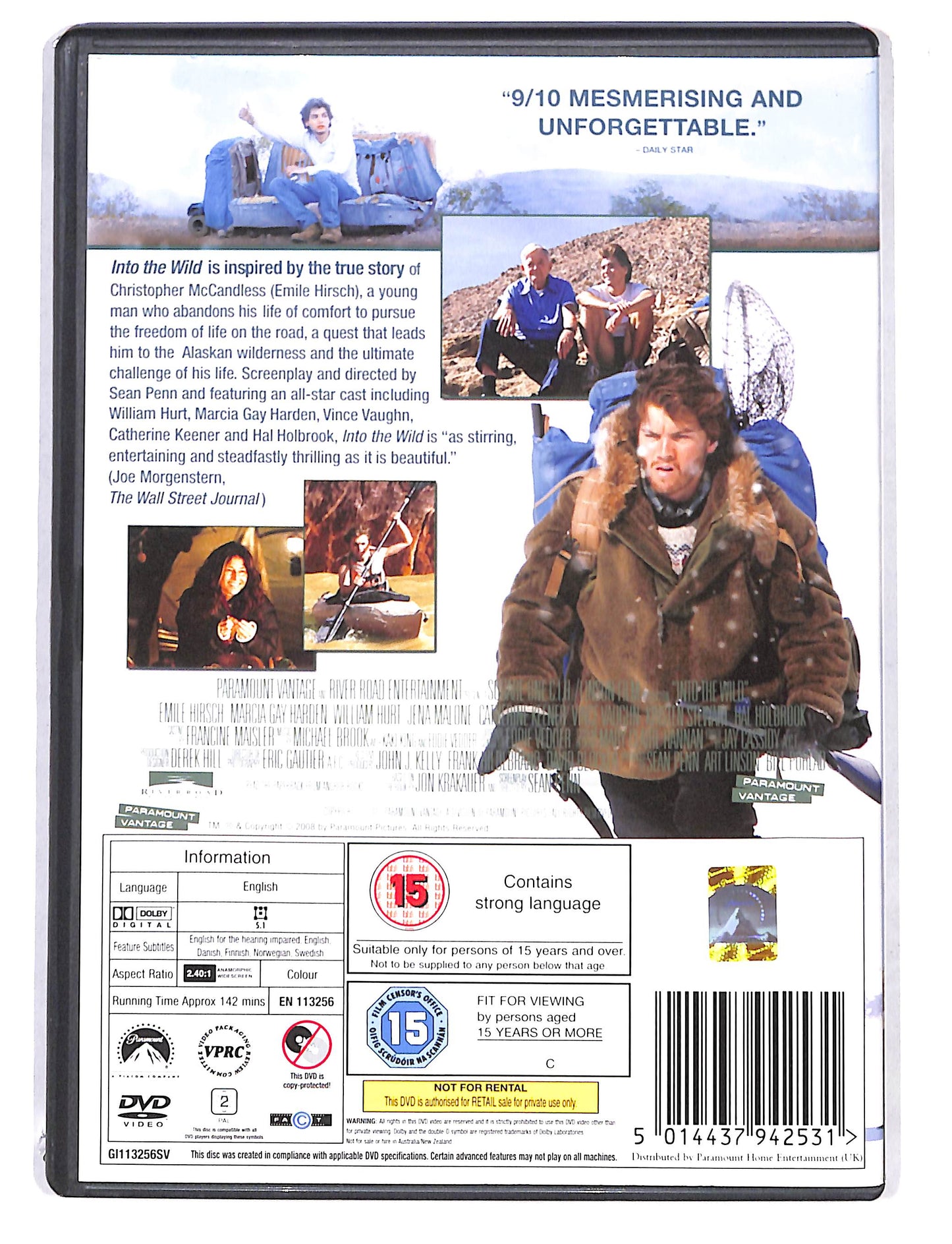 EBOND Into the Wild Edizione UK DVD DB725941