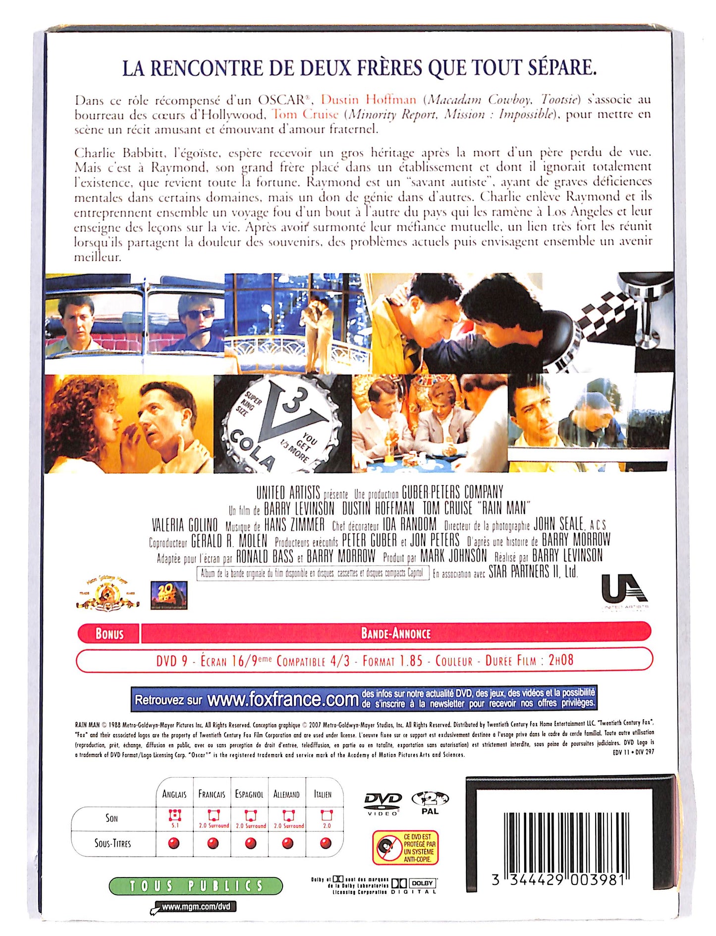 EBOND Rain Man - Edizione Francia DVD DB725952