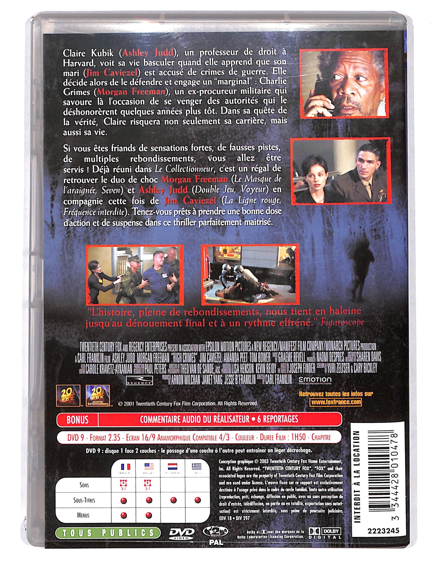 EBOND Crimes et pouvoir - Edizione Francia DVD DB725954
