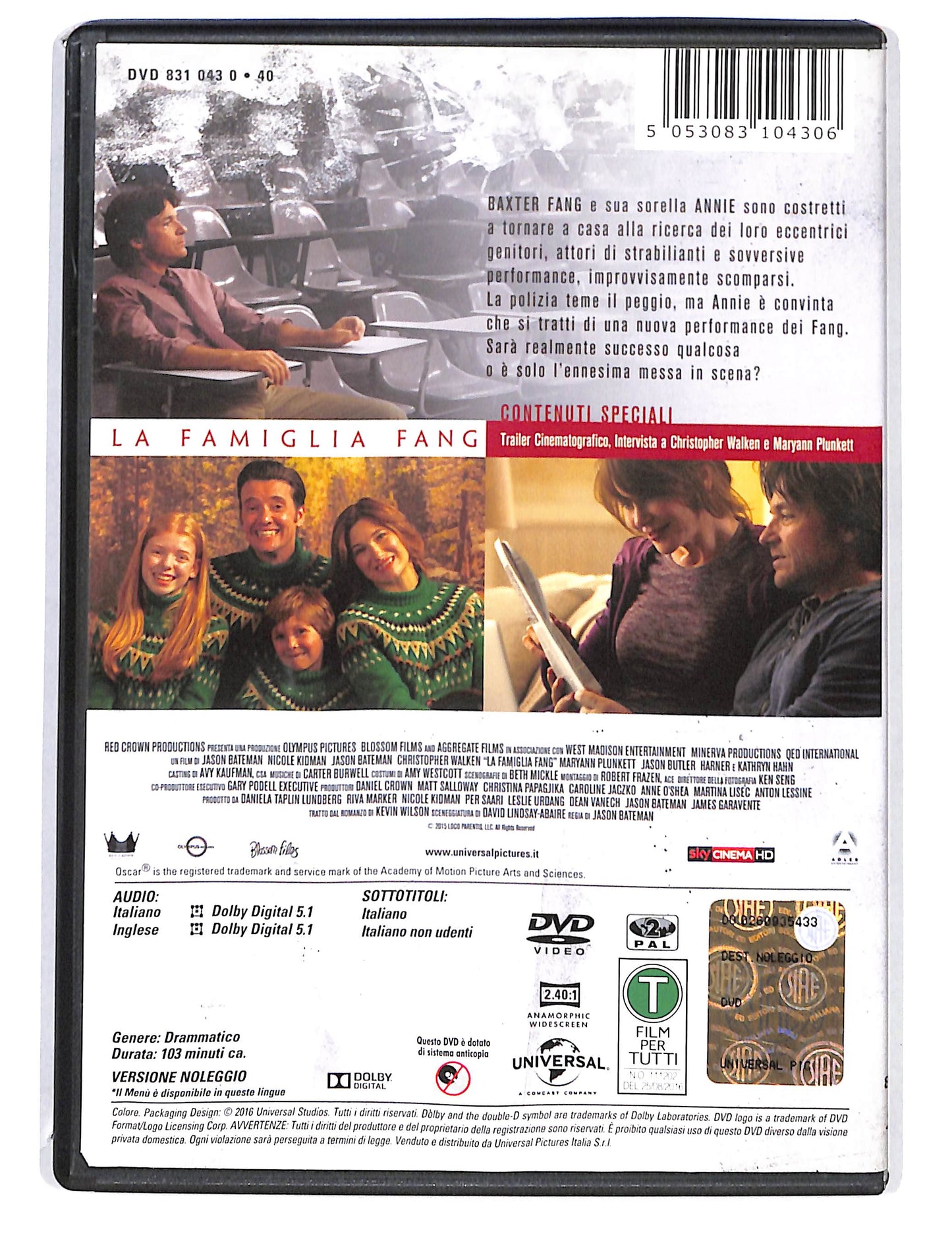 EBOND La Famiglia Fang NOLEGGIO DVD DB726103