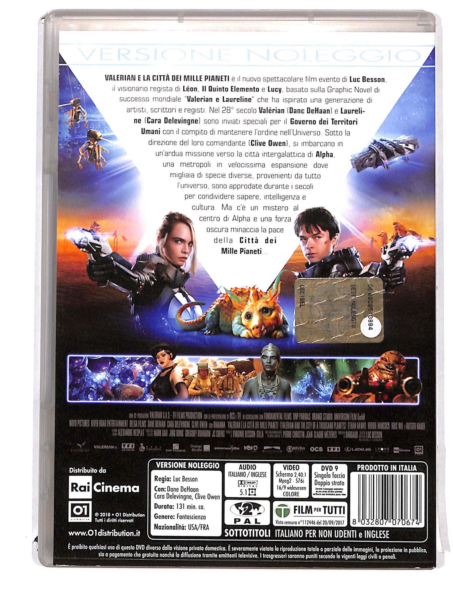 EBOND Valerian E La Citta' Dei Mille Pianeti NOLEGGIO DVD DB726119