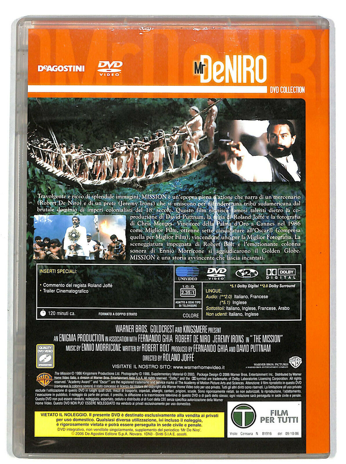 EBOND The Mission EDITORIALE DVD DB726145
