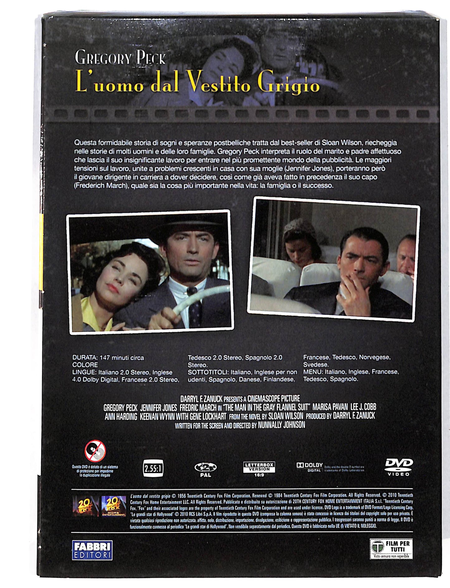 EBOND Le Grandi star di Hollywood - l'uomo dal vestito grigio DVD DB726147