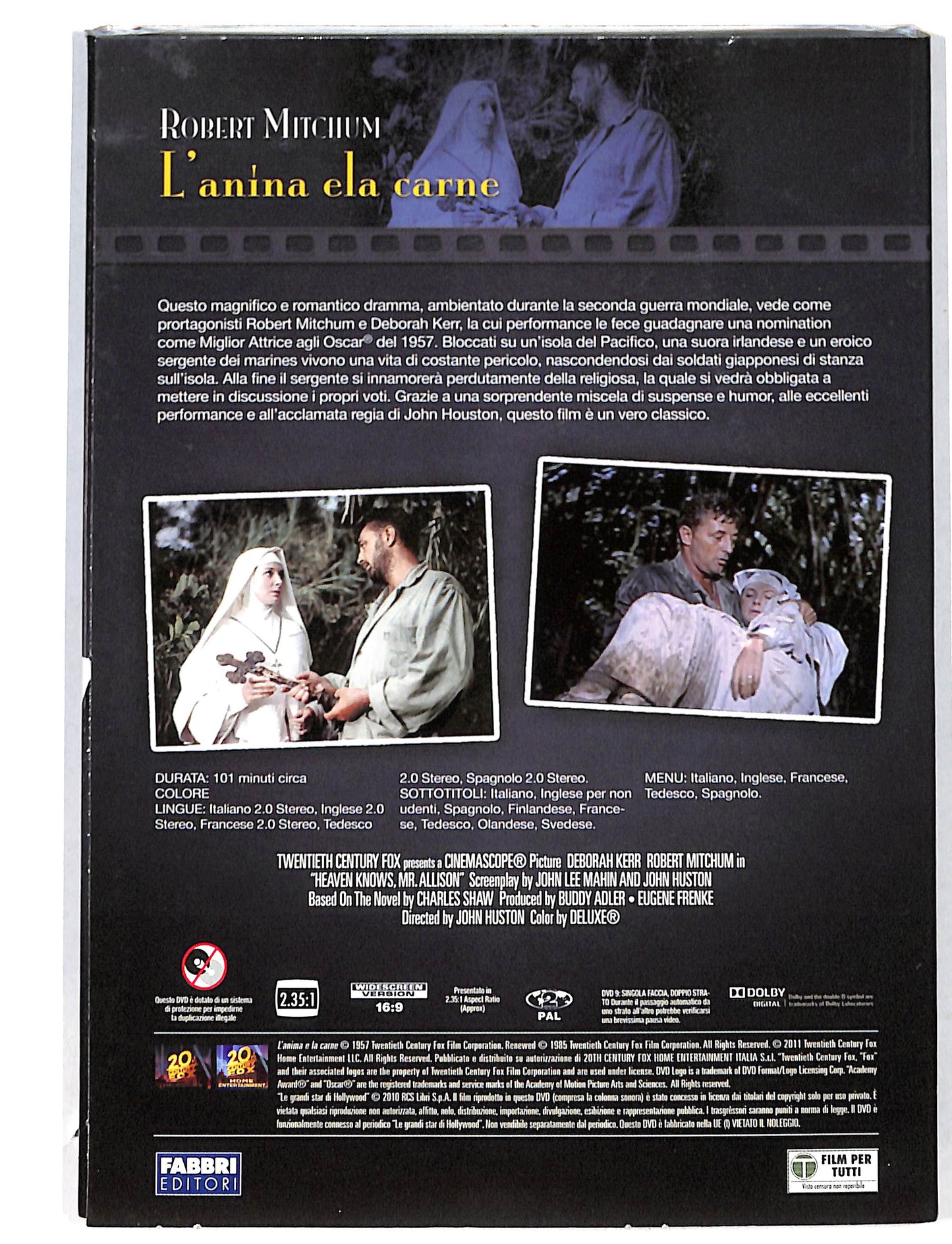 EBOND Le Grandi star di Hollywood l'anima e la carne EDITORIALE DVD DB726151