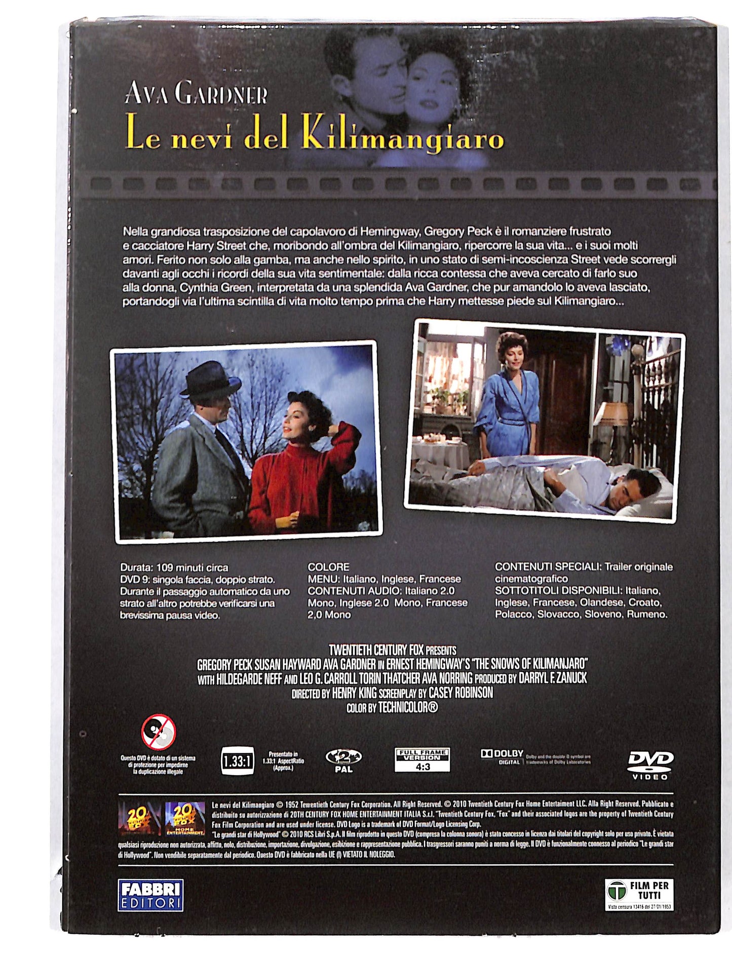 EBOND Le Grandi star di Holliwood - le navi del Kilimangiaro DVD DB726156