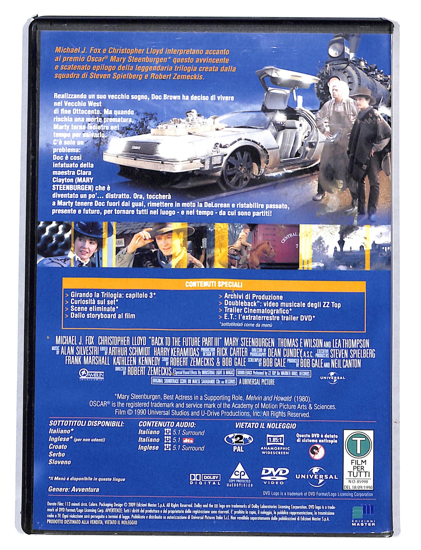 EBOND Ritorno al futuro III EDITORIALE DVD DB726415