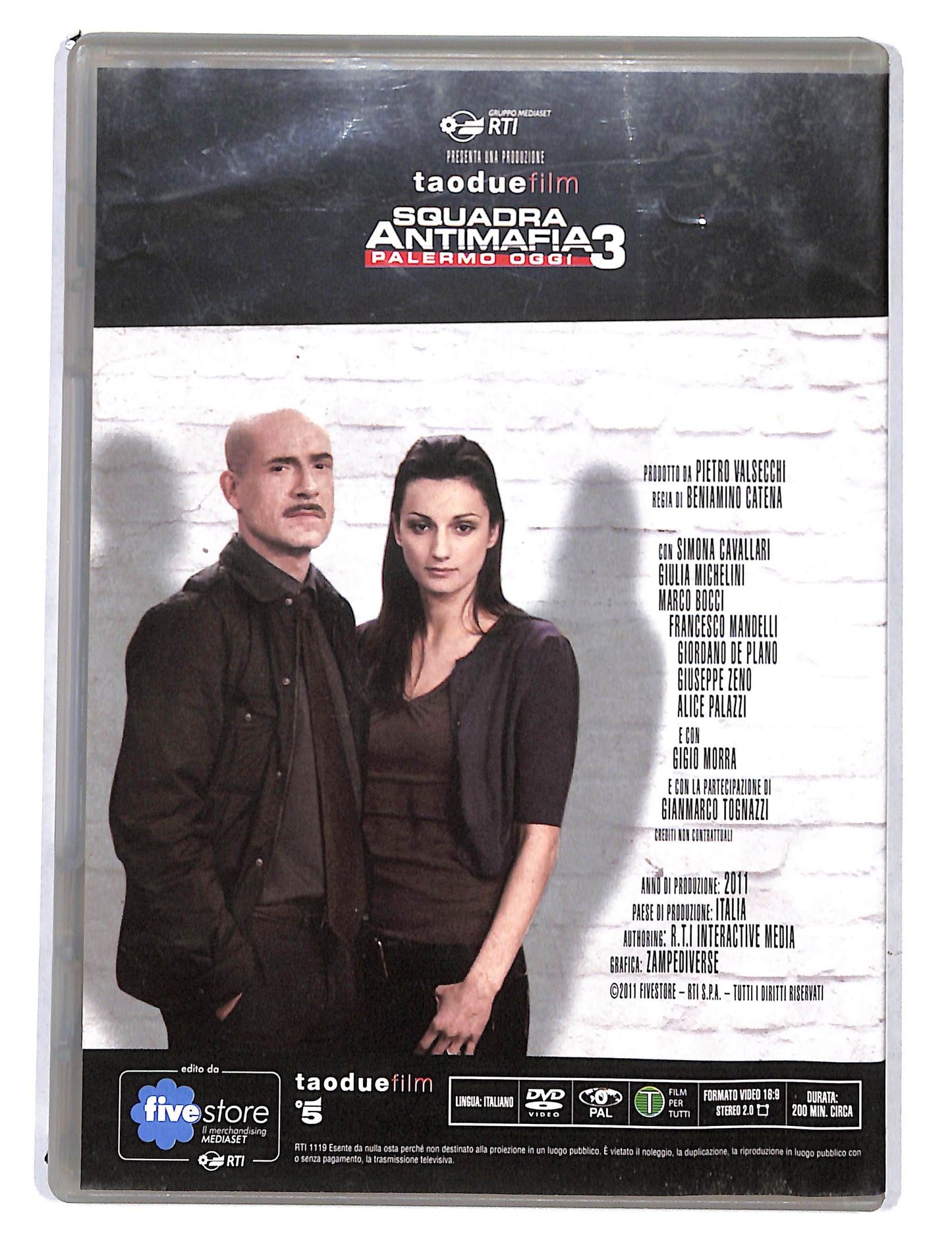 EBOND Squadra antimafia 3 palermo oggi puntata 7-8 EDITORIALE DVD DB726423