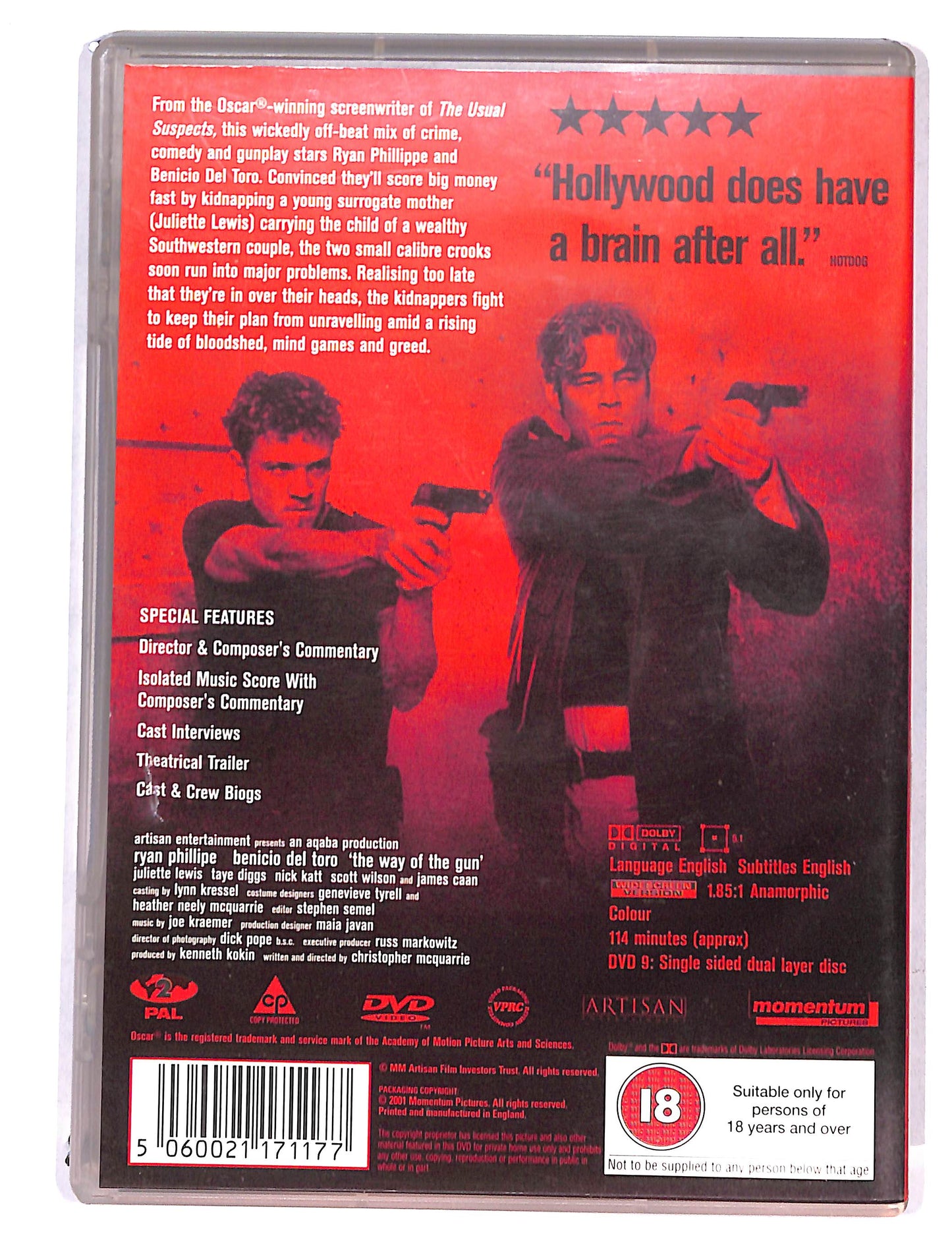 EBOND Way of The Gun Edizione UK DVD DB726438