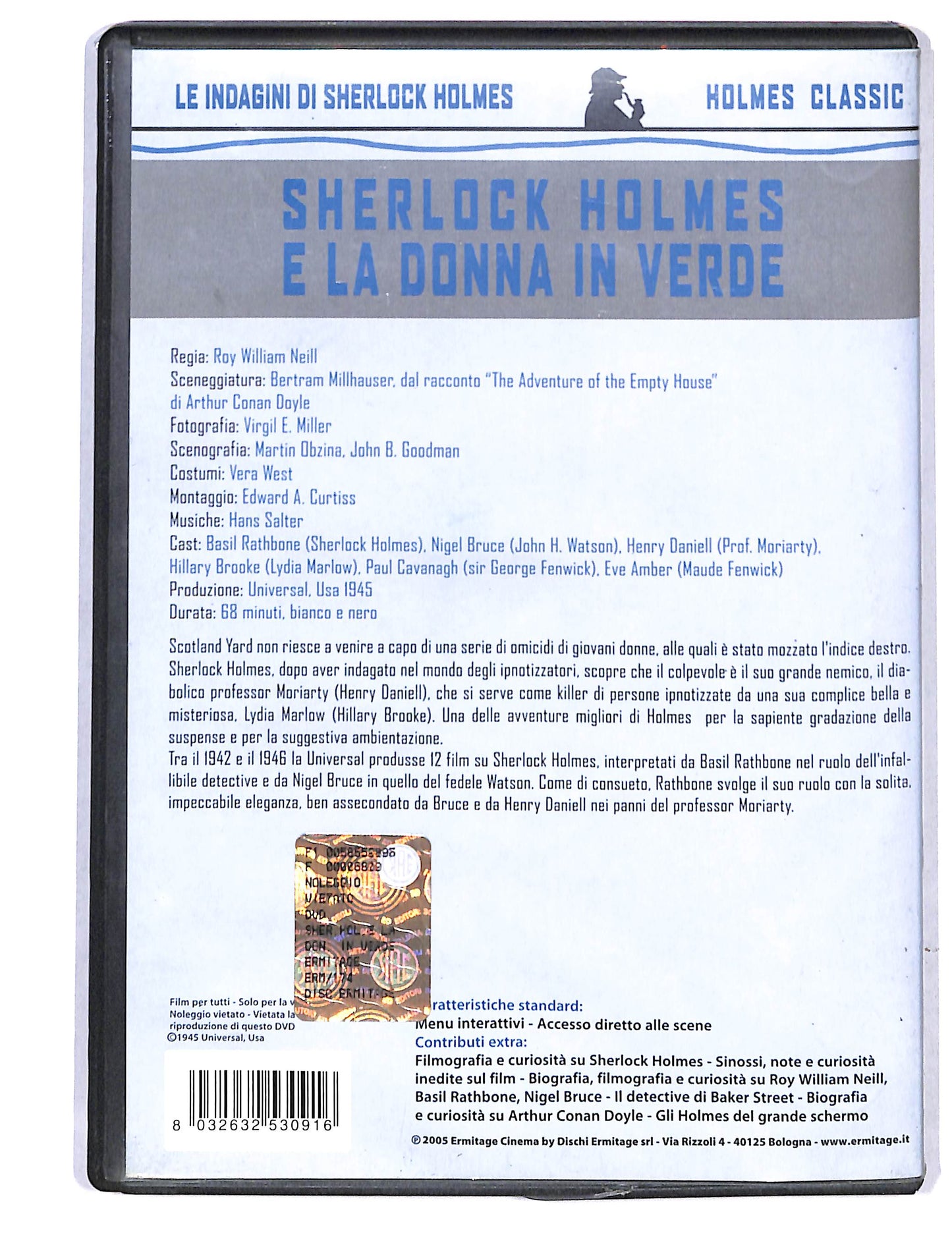 EBOND Sherlock Holmes e la donna in verde DVD DB726452