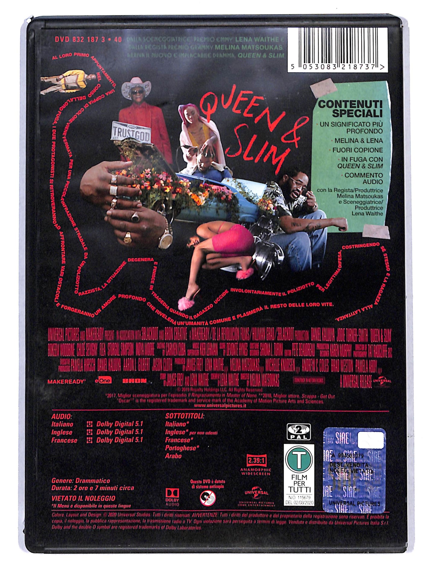 EBOND Queen & Slim DVD DB726460