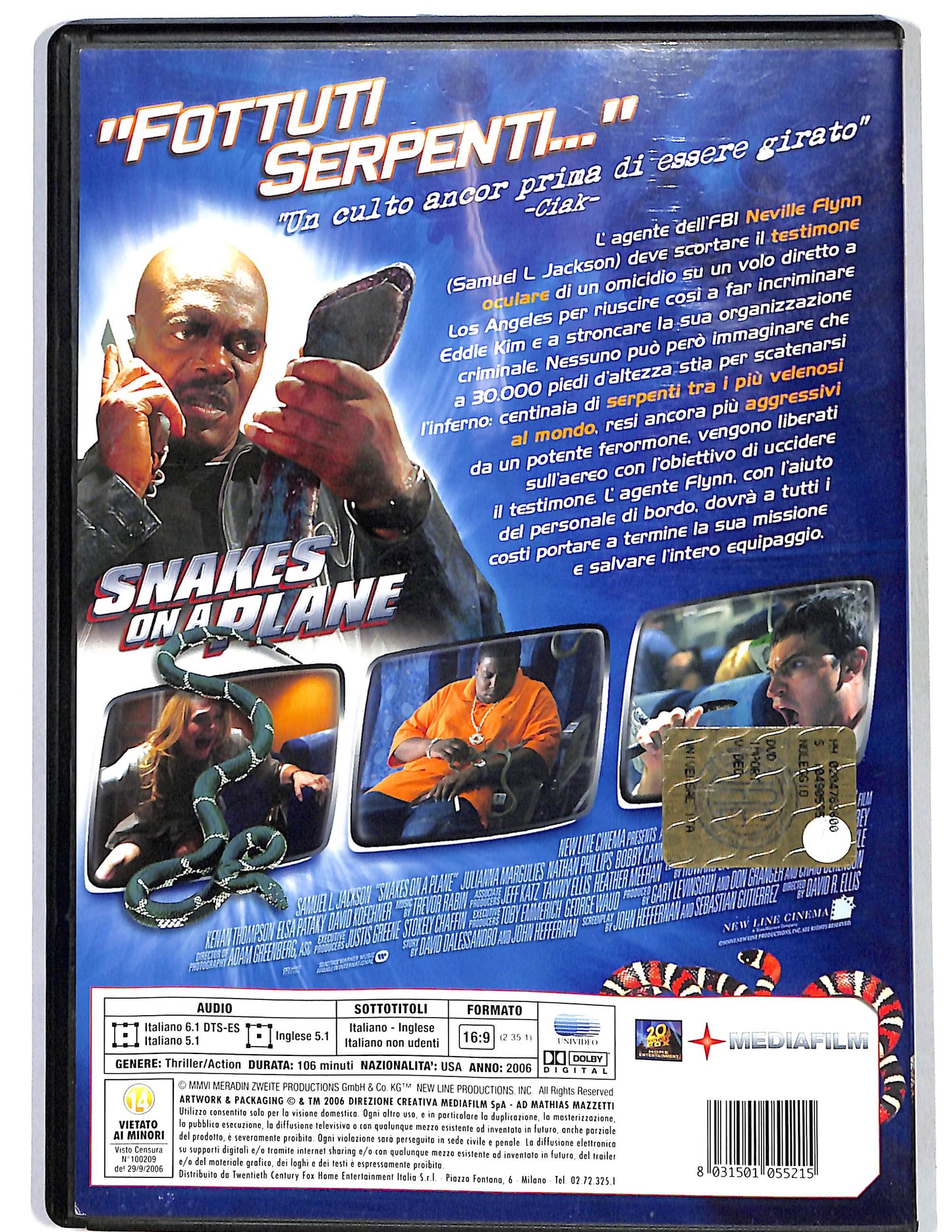 EBOND Snakes on a Plane NOLEGGIO DVD DB727849