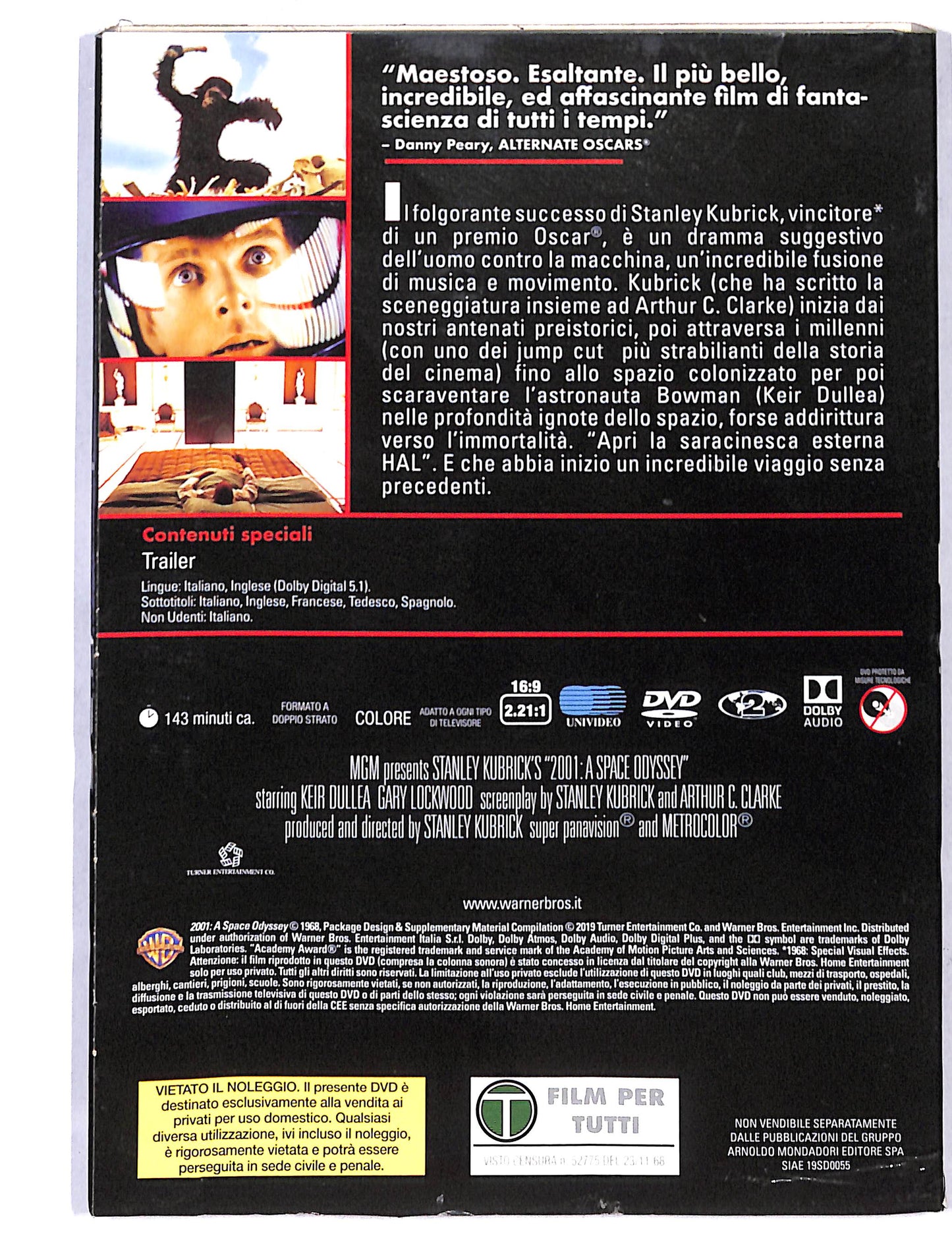 EBOND 2001 odissea nello spazio EDITORIALE DVD DB728406