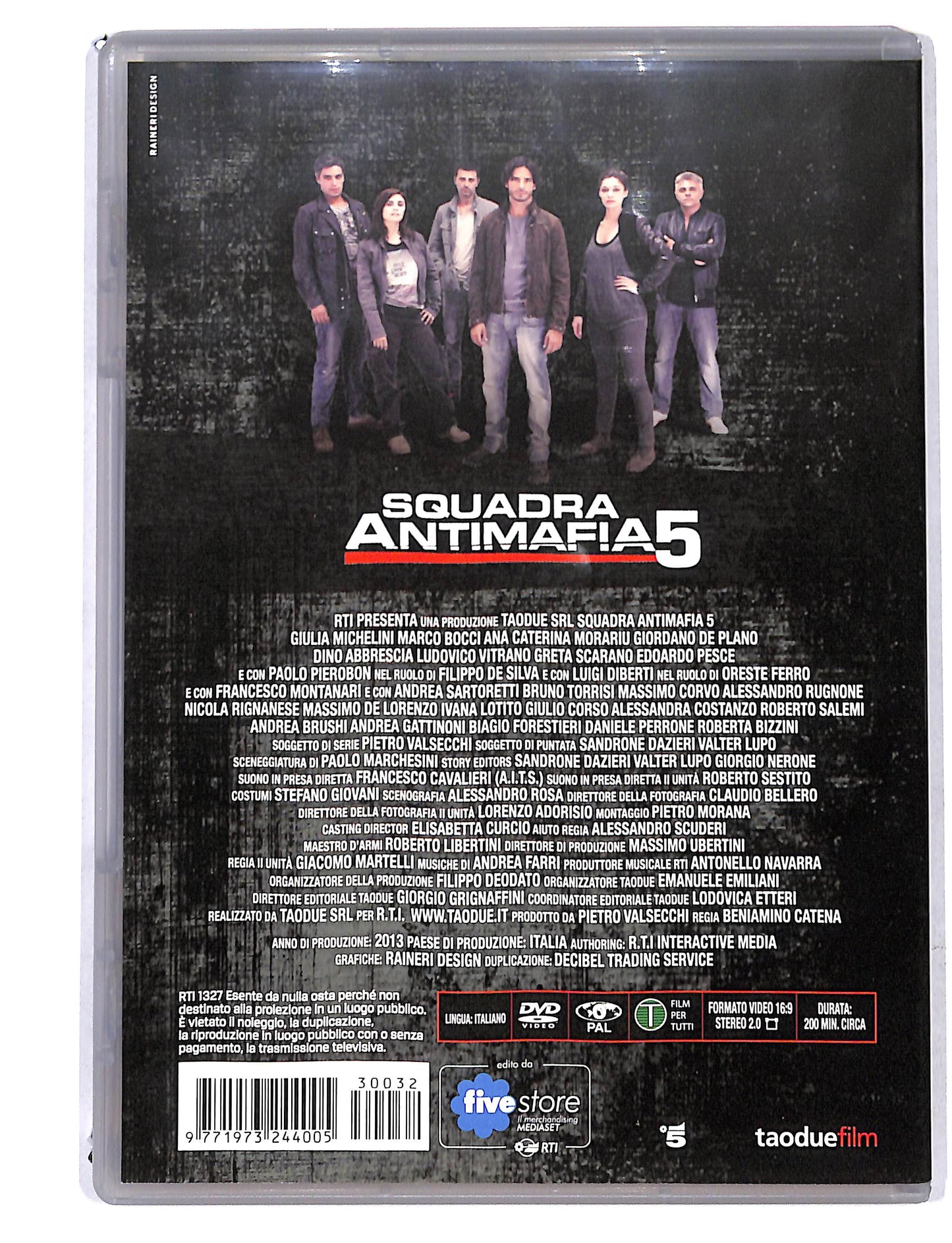 EBOND Squadra Antimafia 5 puntate 1-2 EDITORIALE DVD DB728445