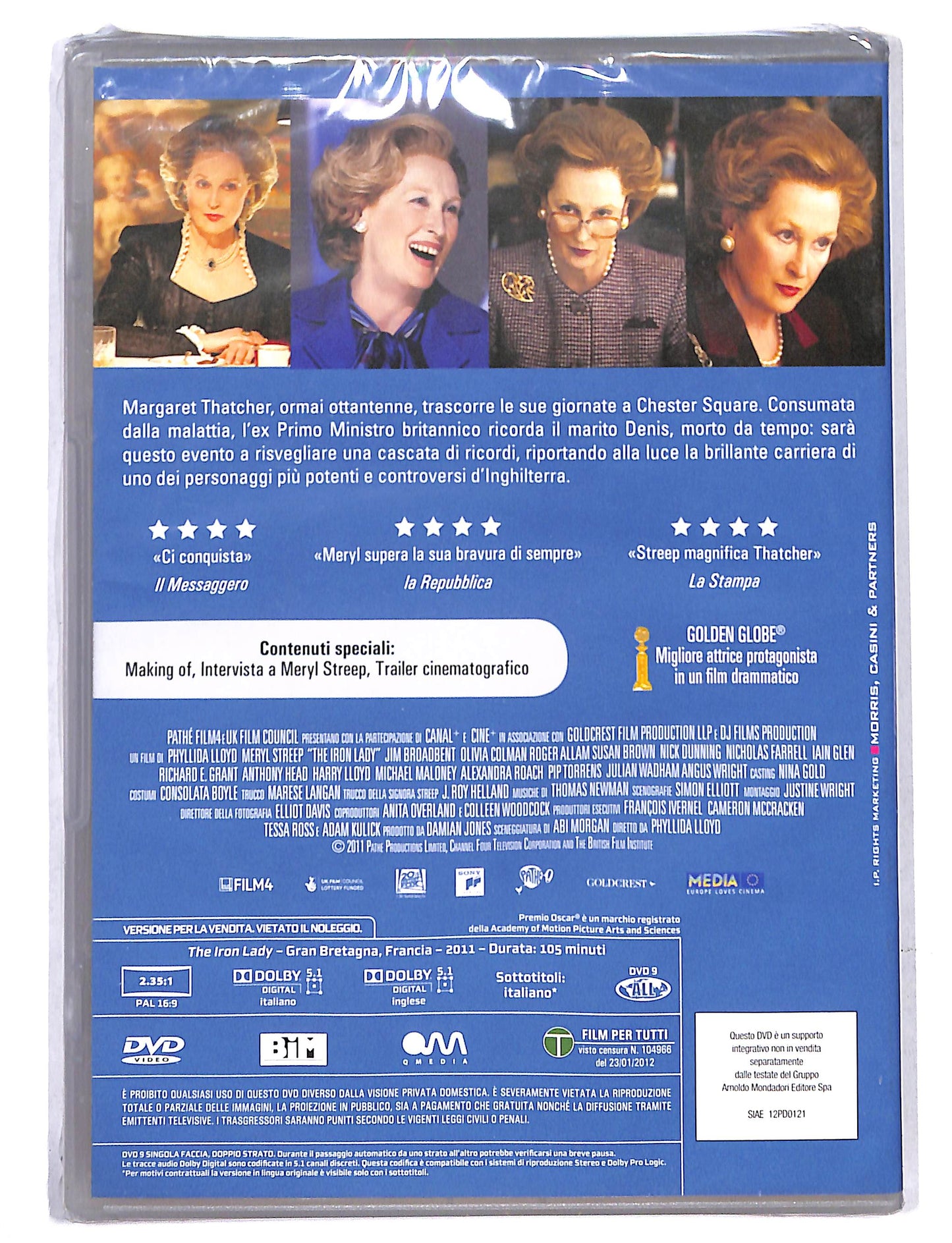 EBOND The Iron Lady EDITORIALE DVD DB728451