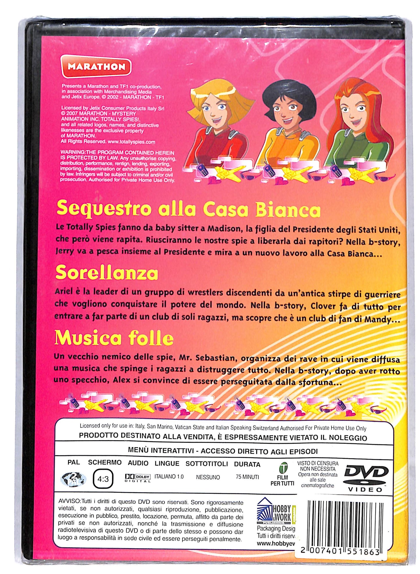 EBOND Totally spies volume 5 EDITORIALE DVD DB728804