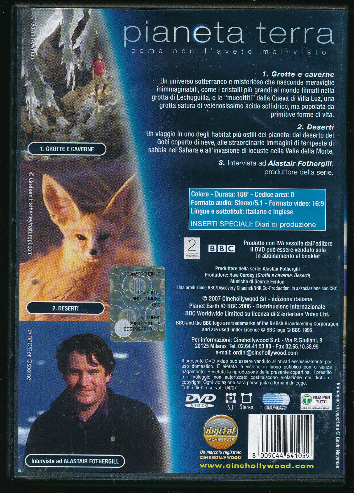 EBOND Pianeta Terra - Deserti e Caverne DVD DB728808