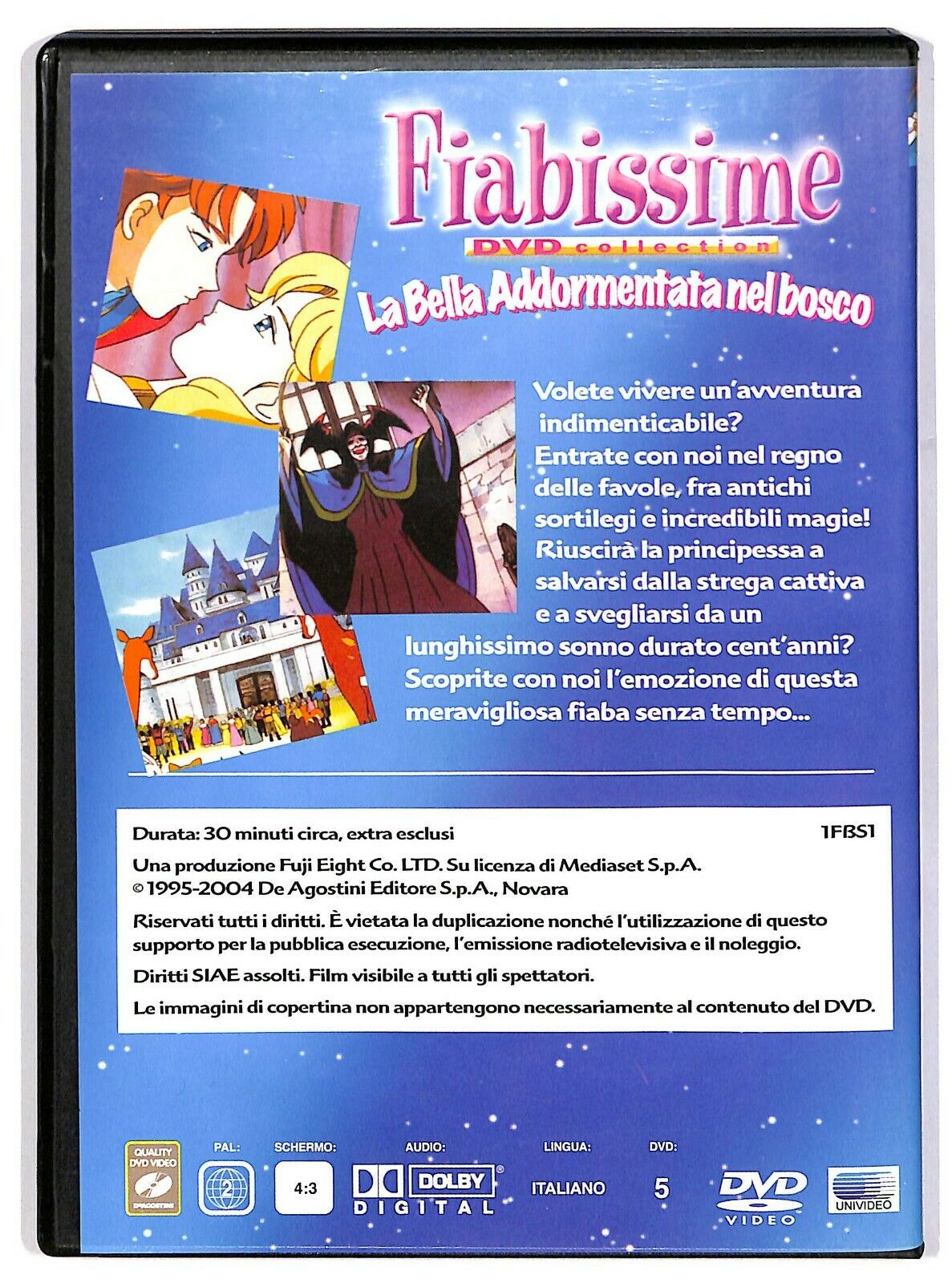 EBOND Fiabissime Vol 1 La Bella Addormentata Nel Bosco Editoriale DVD DB728816