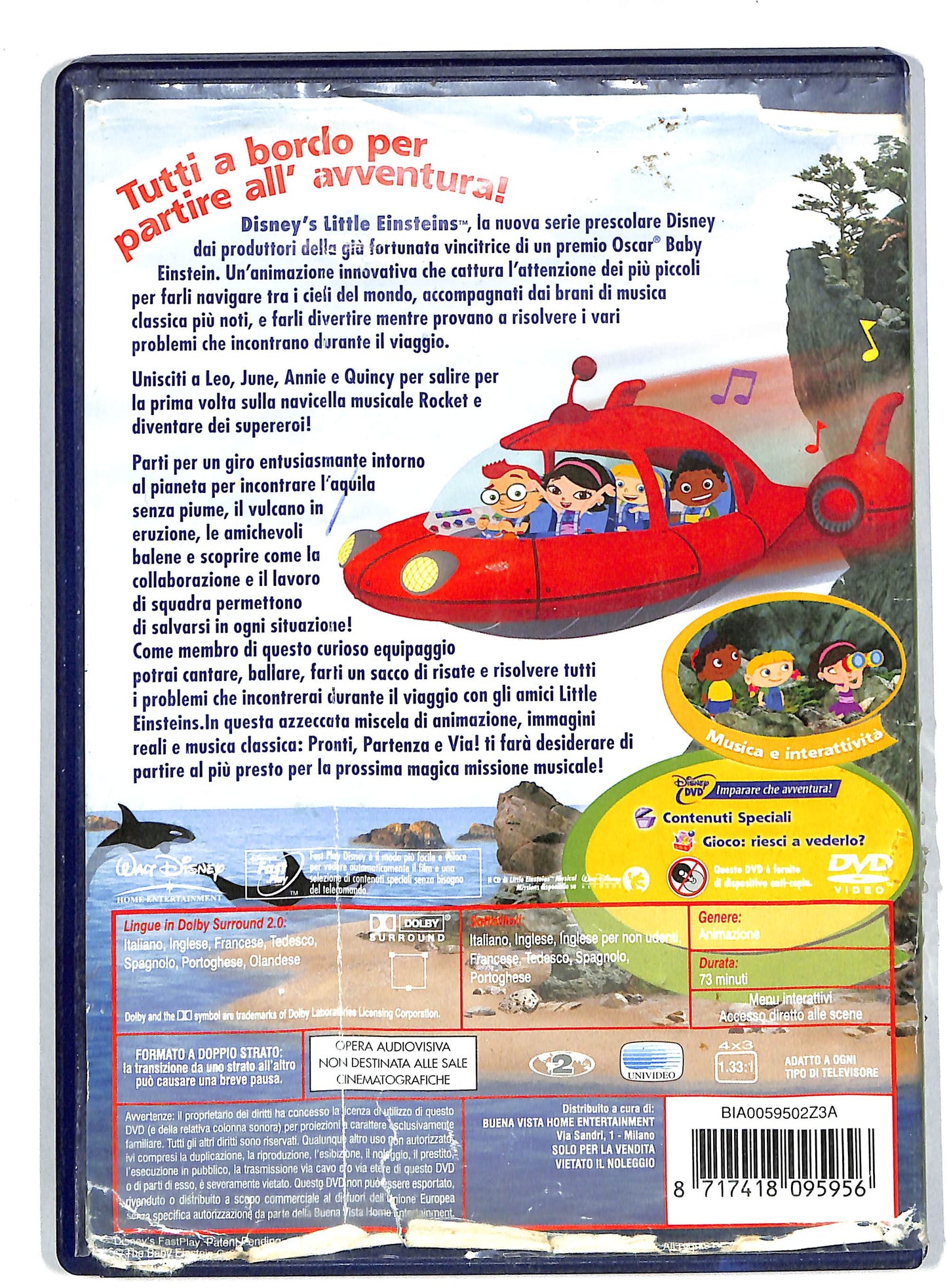 EBOND Little Einsteins - Pronti partenza e via DVD DB728820