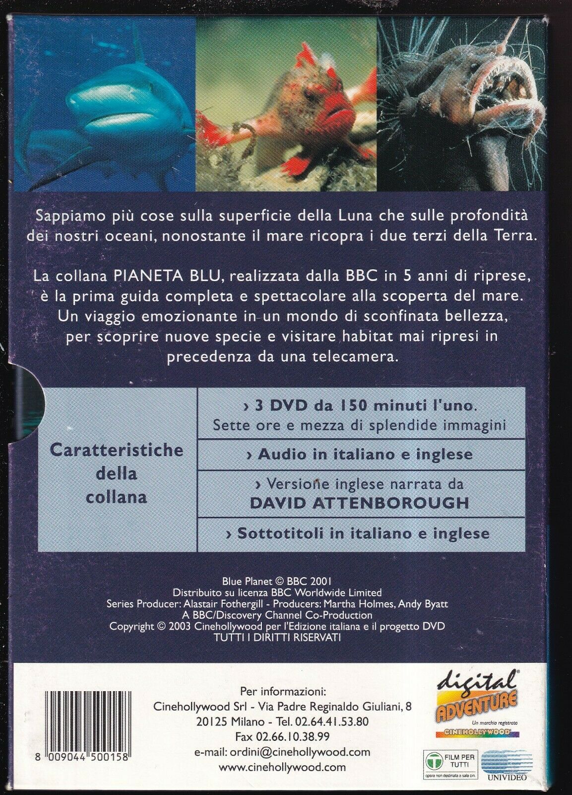 EBOND Pianeta Blu Cofanetto (3) DVD DB728822