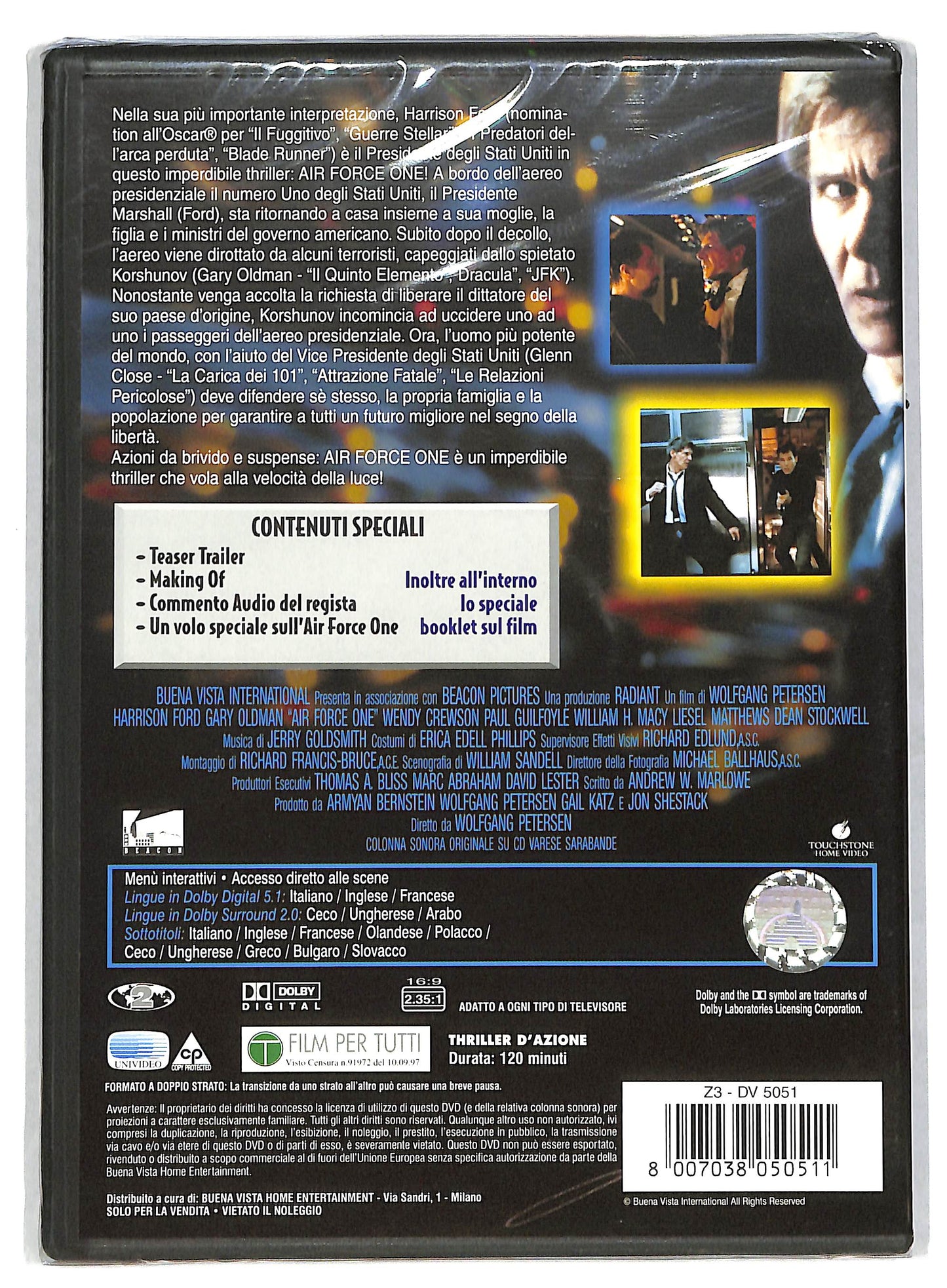 EBOND Air Force One EDIZIONE SPECIALE DVD DB729102
