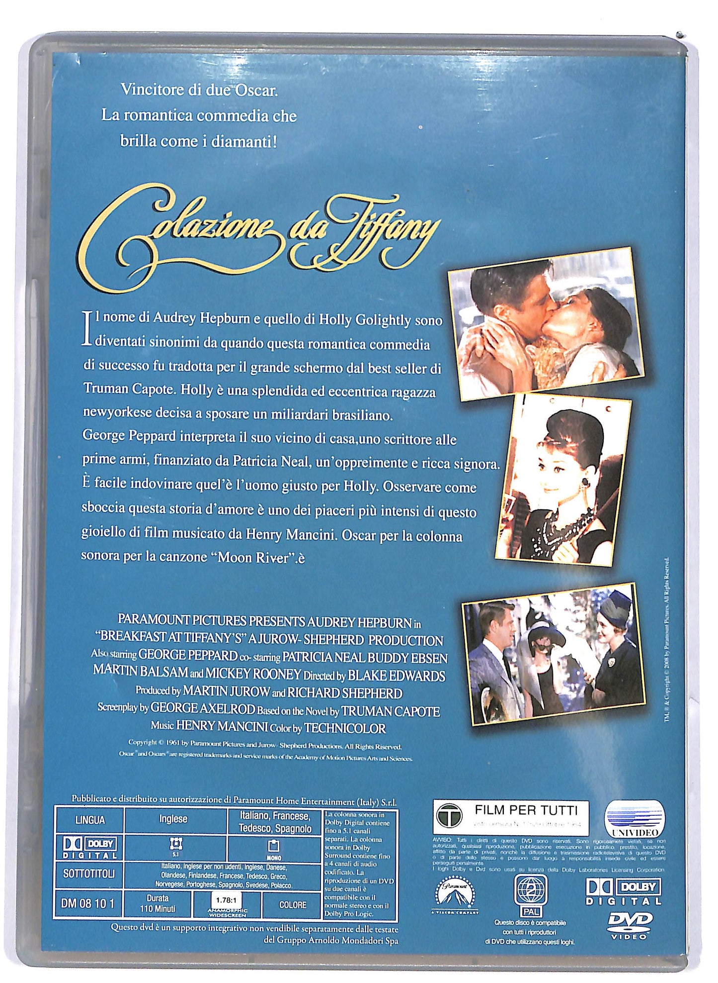 EBOND Colazione da Tiffany EDITORIALE DVD DB729228