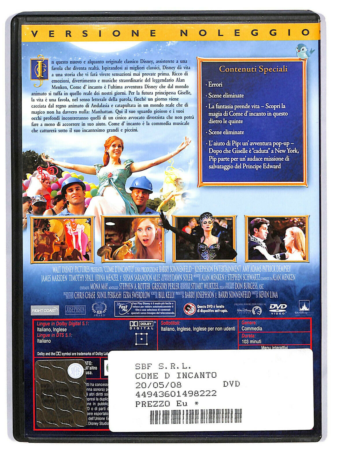EBOND Come D'incanto Ex Noleggio DVD DB729265