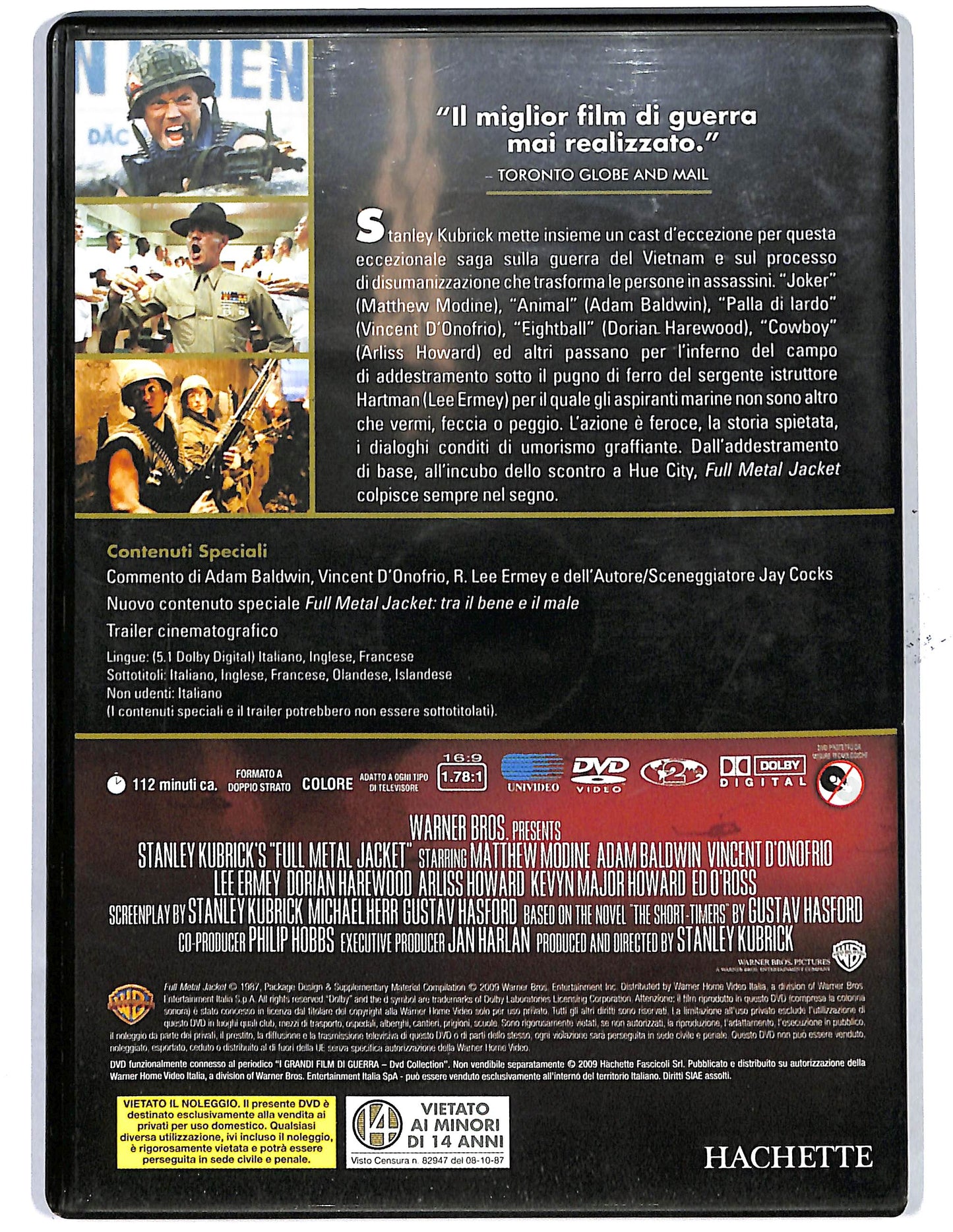 EBOND Full metal Jacket EDITORIALE DVD DB729317