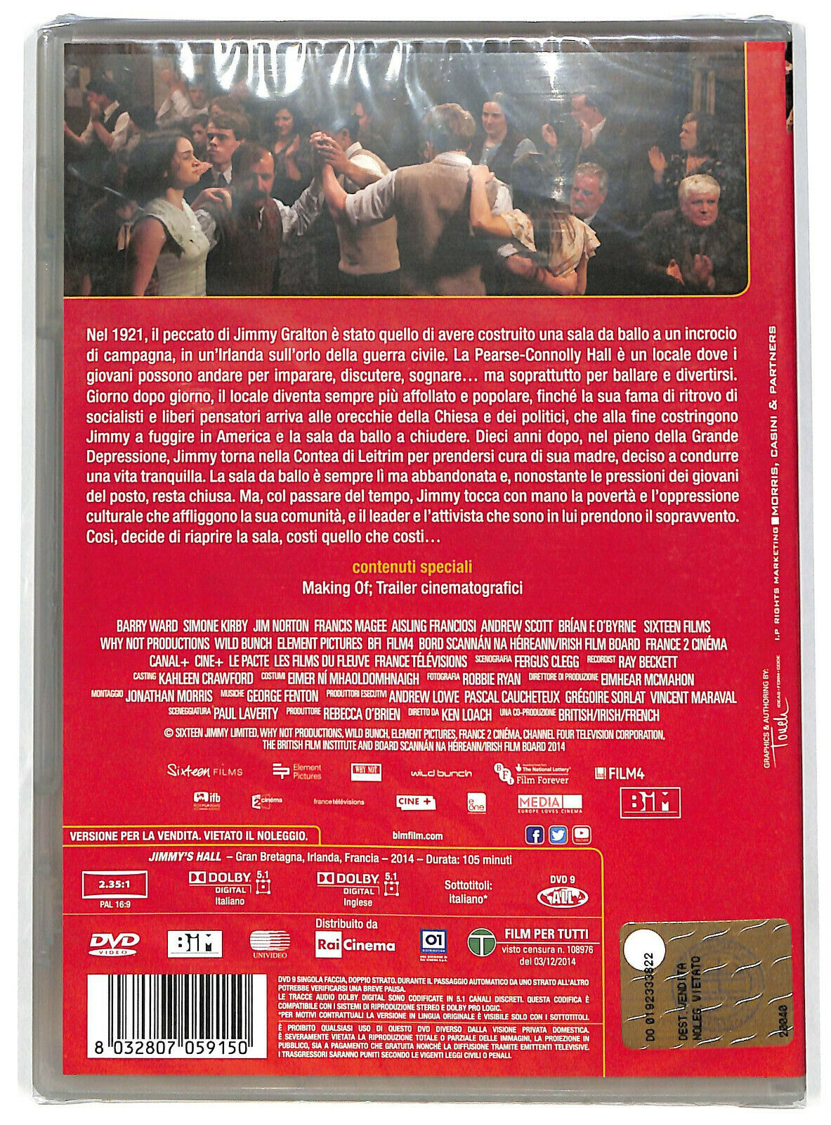 EBOND Jimmy's Hall. Una Storia D'amore e Liberta DVD DB729341