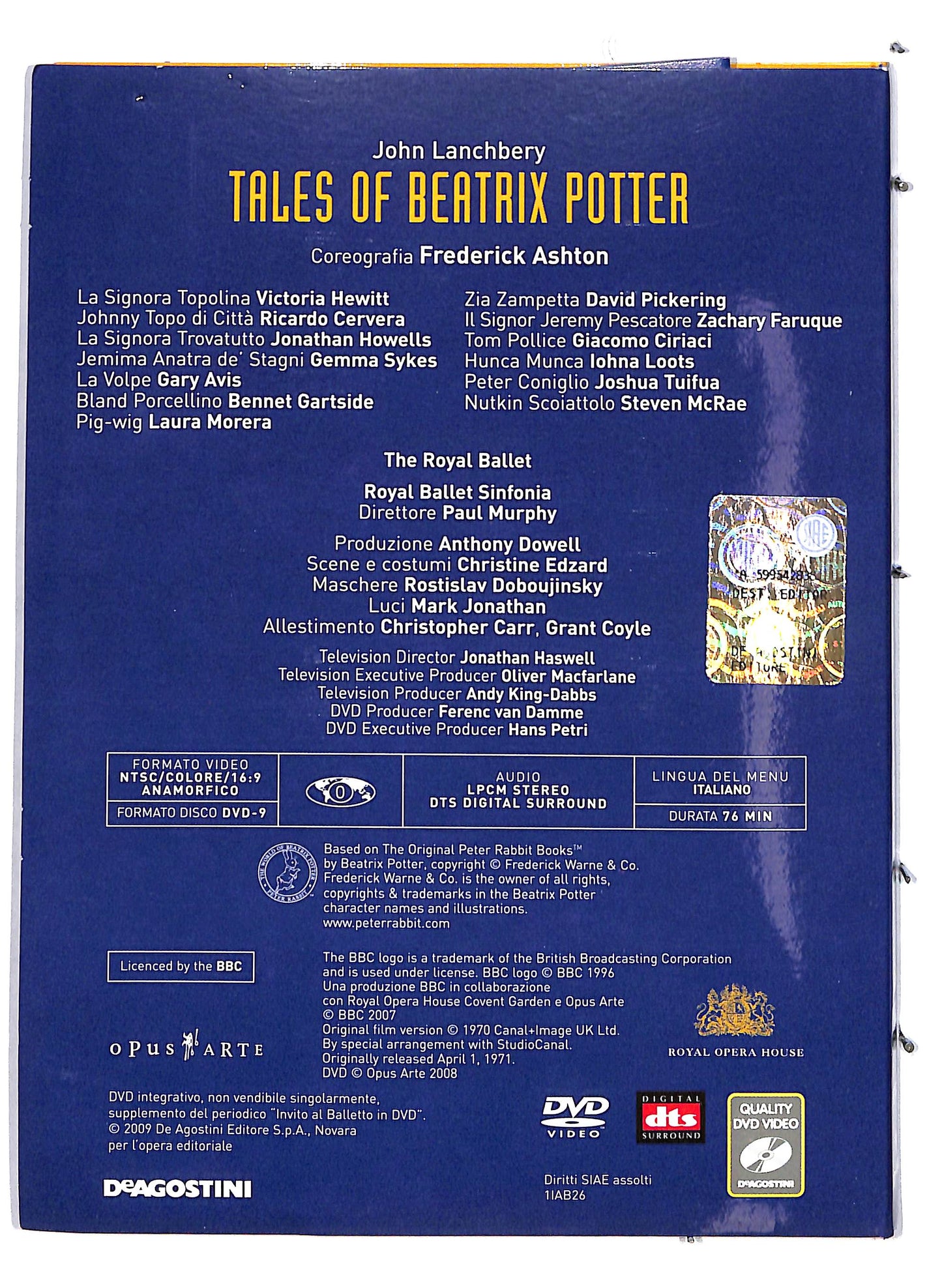 EBOND Invito al balletto Tales of Beatrix Potter vol.26 EDITORIALE DVD DB729926