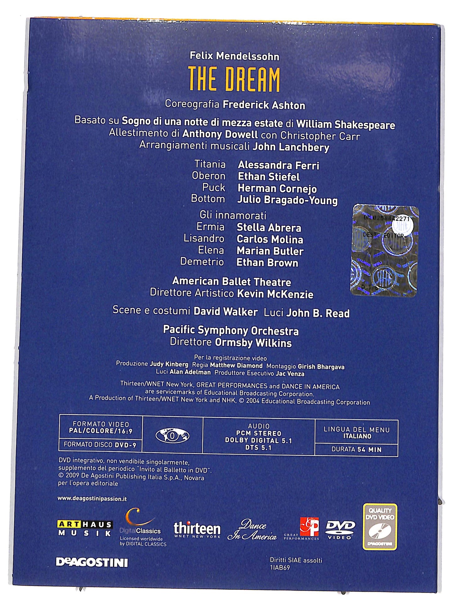 EBOND Invito al Balletto in vol 69 The Dream EDITORIALE DVD DB729941