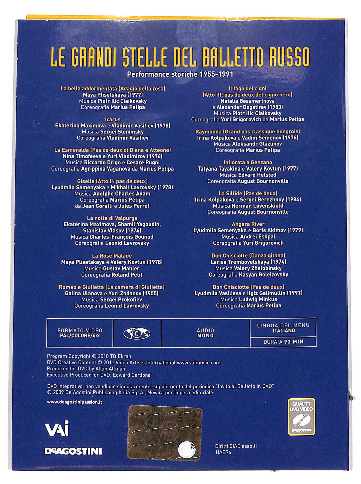 EBOND Invito al Balletto in le grandi stelle russo vol 76 EDITORIALE DVD DB729952