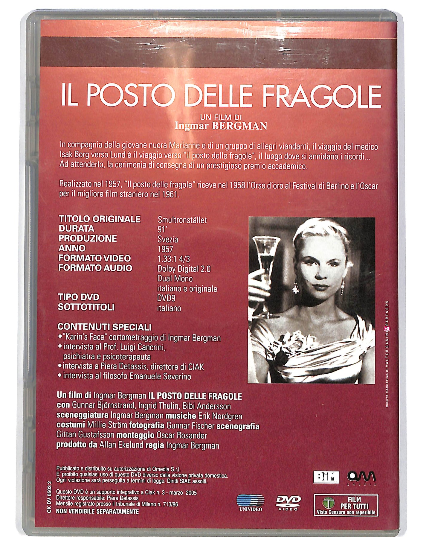 EBOND Il posto delle fragole EDITORIALE DVD DB729977
