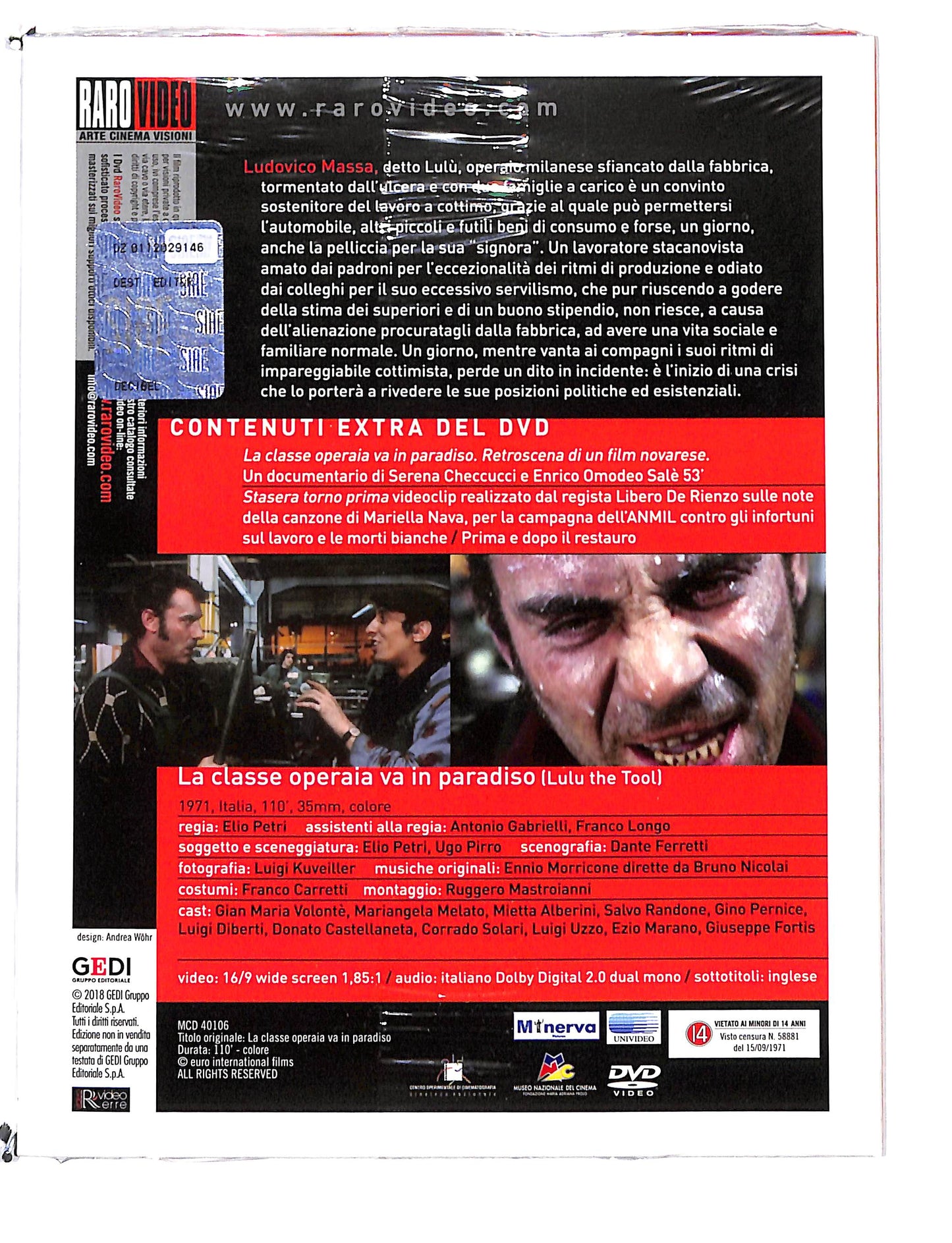 EBOND La classe operaia va in paradiaso - '68 e dintorni EDITORIALE DVD DB730114