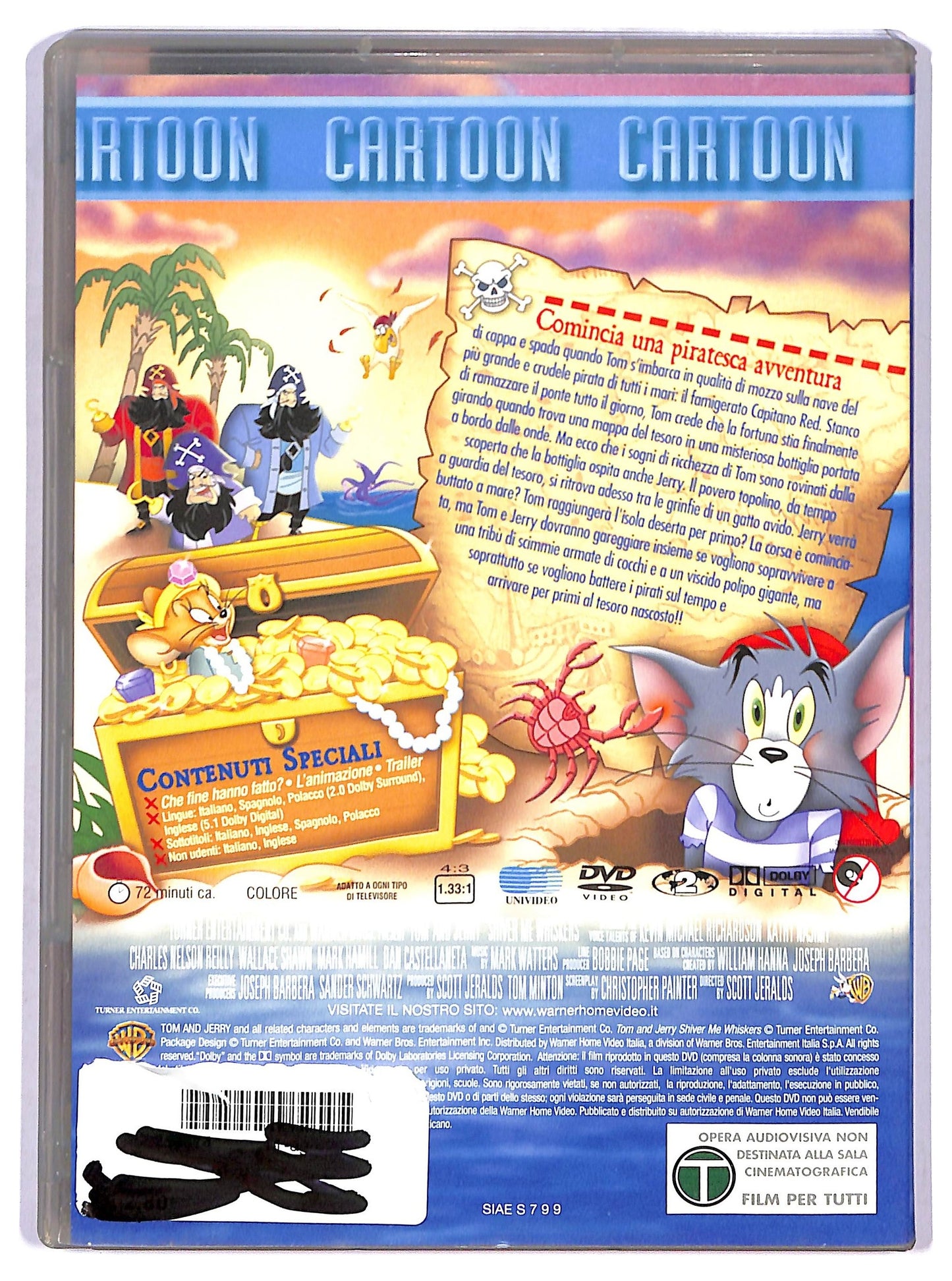 EBOND Tom & Jerry all'arrembaggio EDITORIALE DVD DB730140