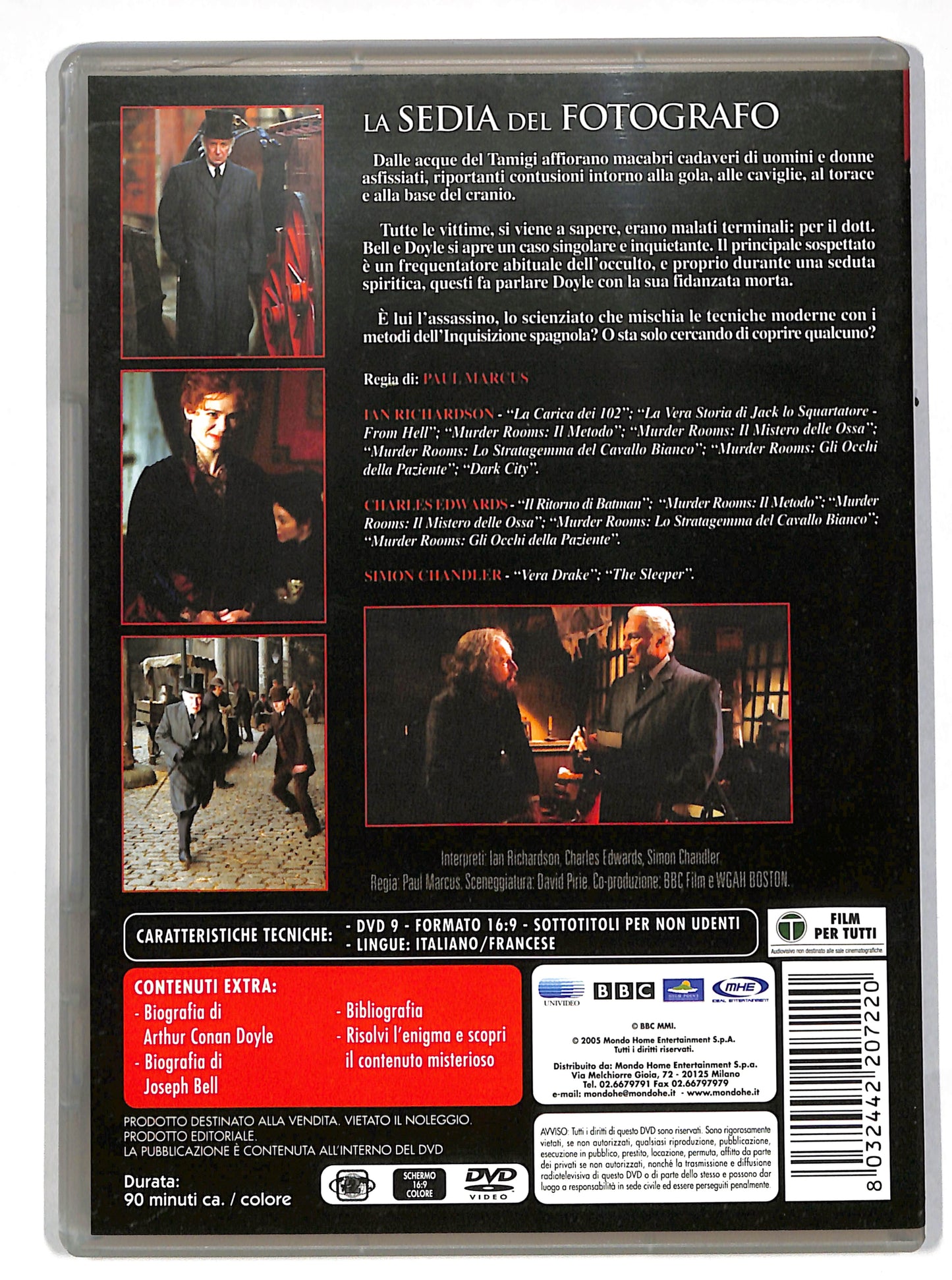 EBOND La sedia del fotografo Gli oscuri inizi di Sherlock Holmes DVD DB730149