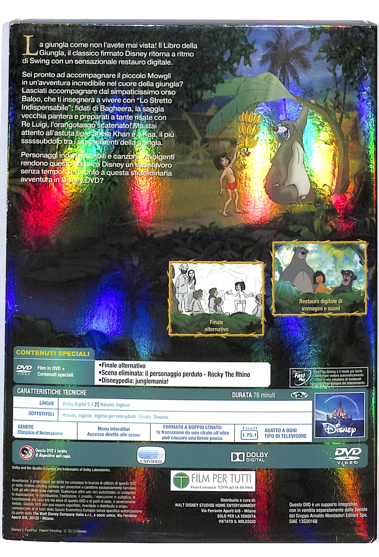 EBOND Ildella Giungla Edizione Speciale EDITORIALE DVD DB730173