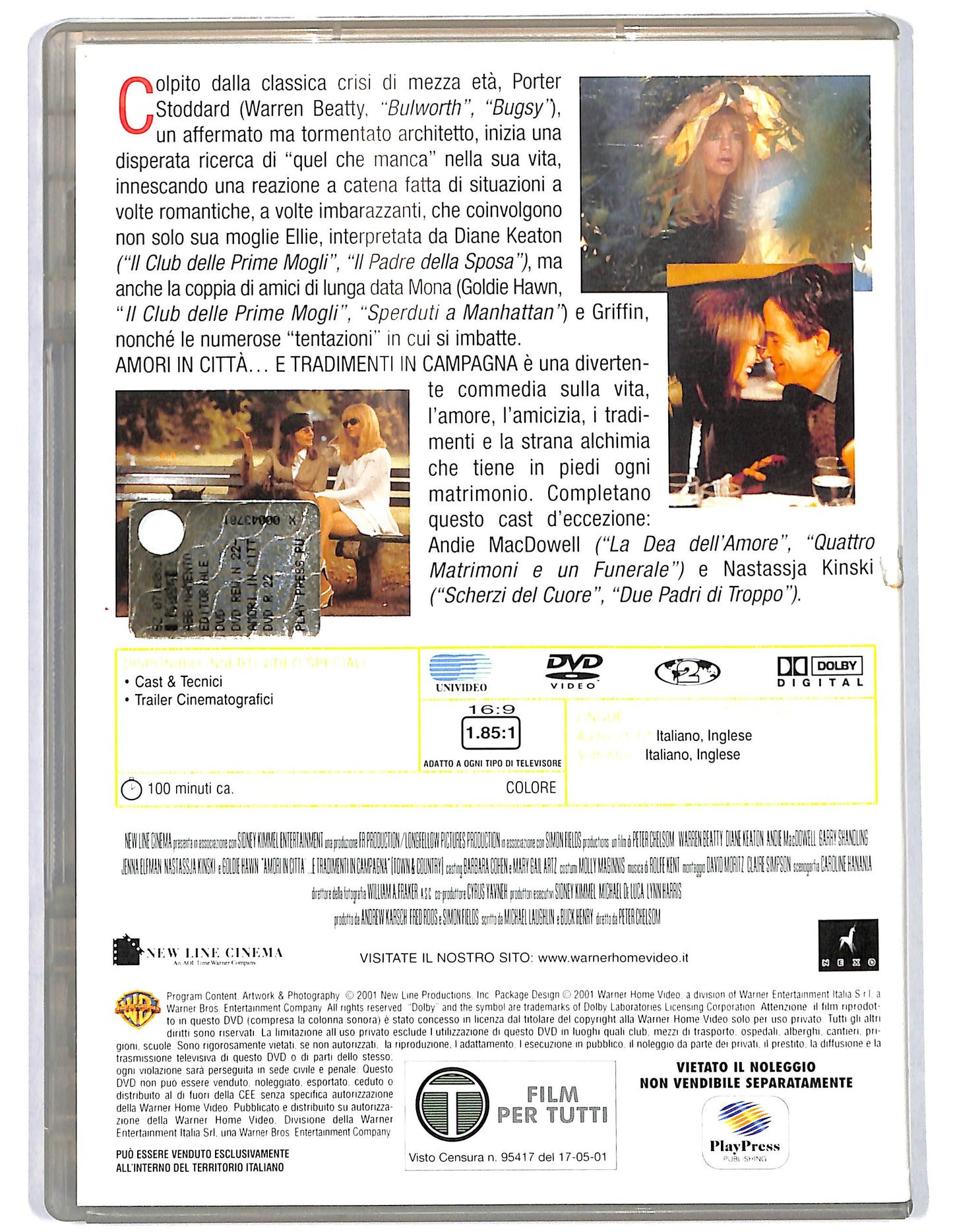 EBOND Amori in citta..e tradimenti in campagna EDITORIALE DVD DB730321