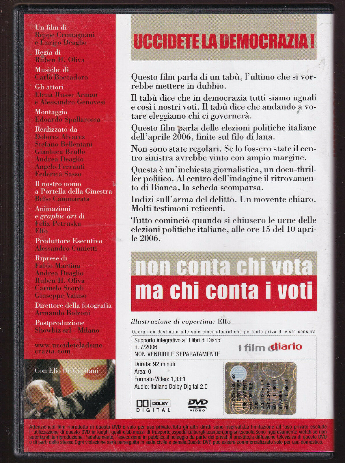 EBOND Uccidete La Democrazia Editoriale DVD DB730347