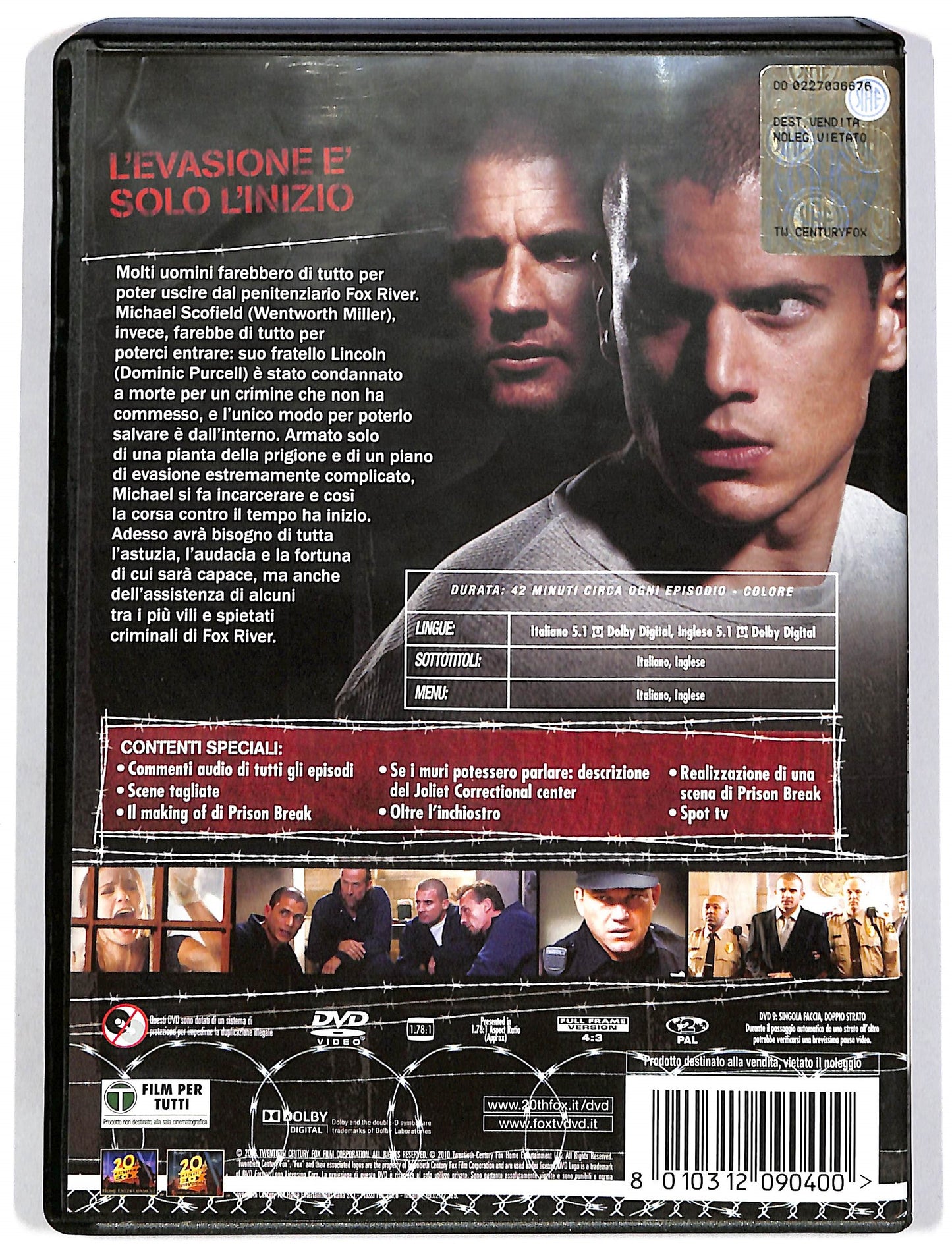 EBOND Prison Break - Stagione 1 Completa Cofanetto da 6 DVD DB730350