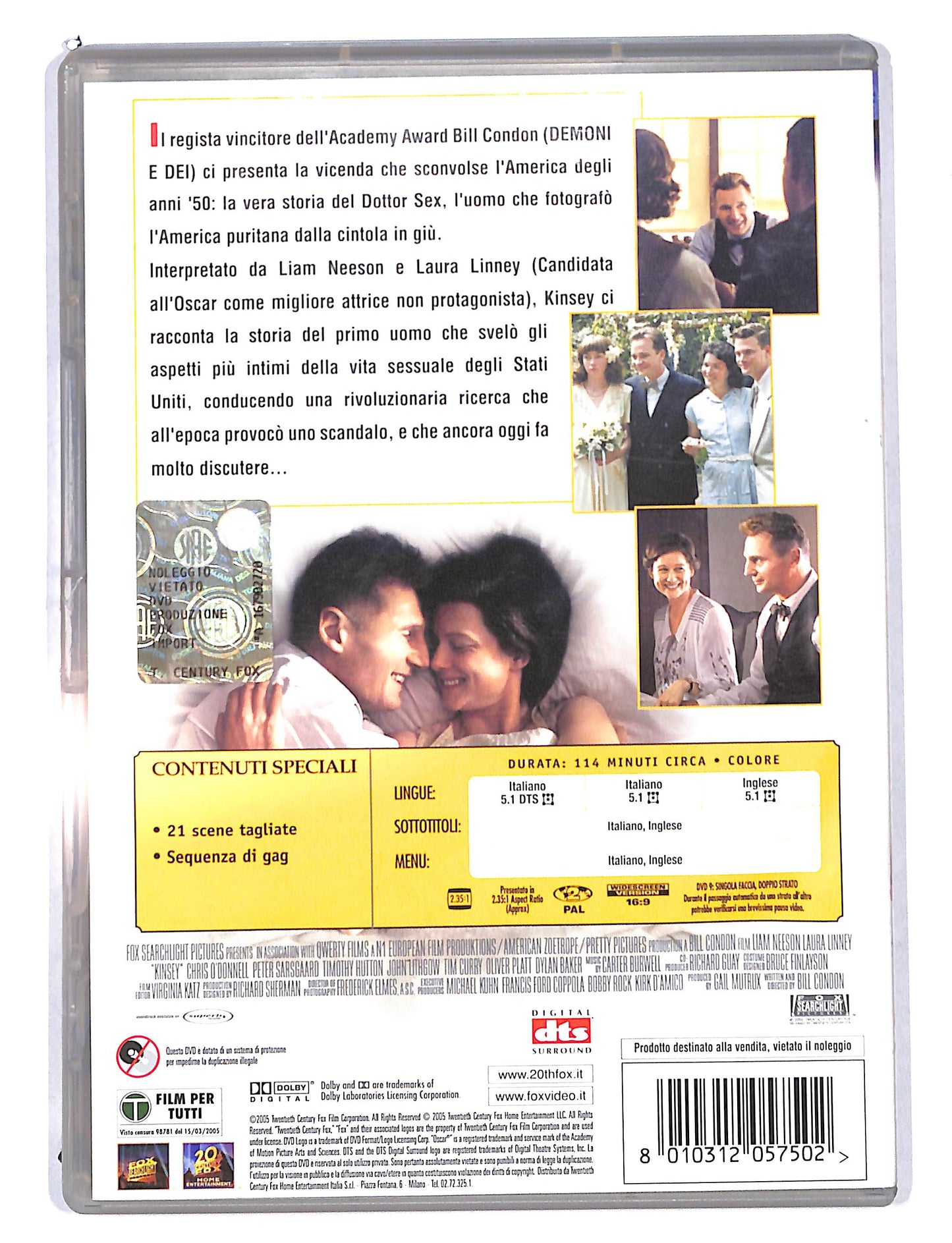 EBOND Kinsey NOLEGGIO DVD DB730612