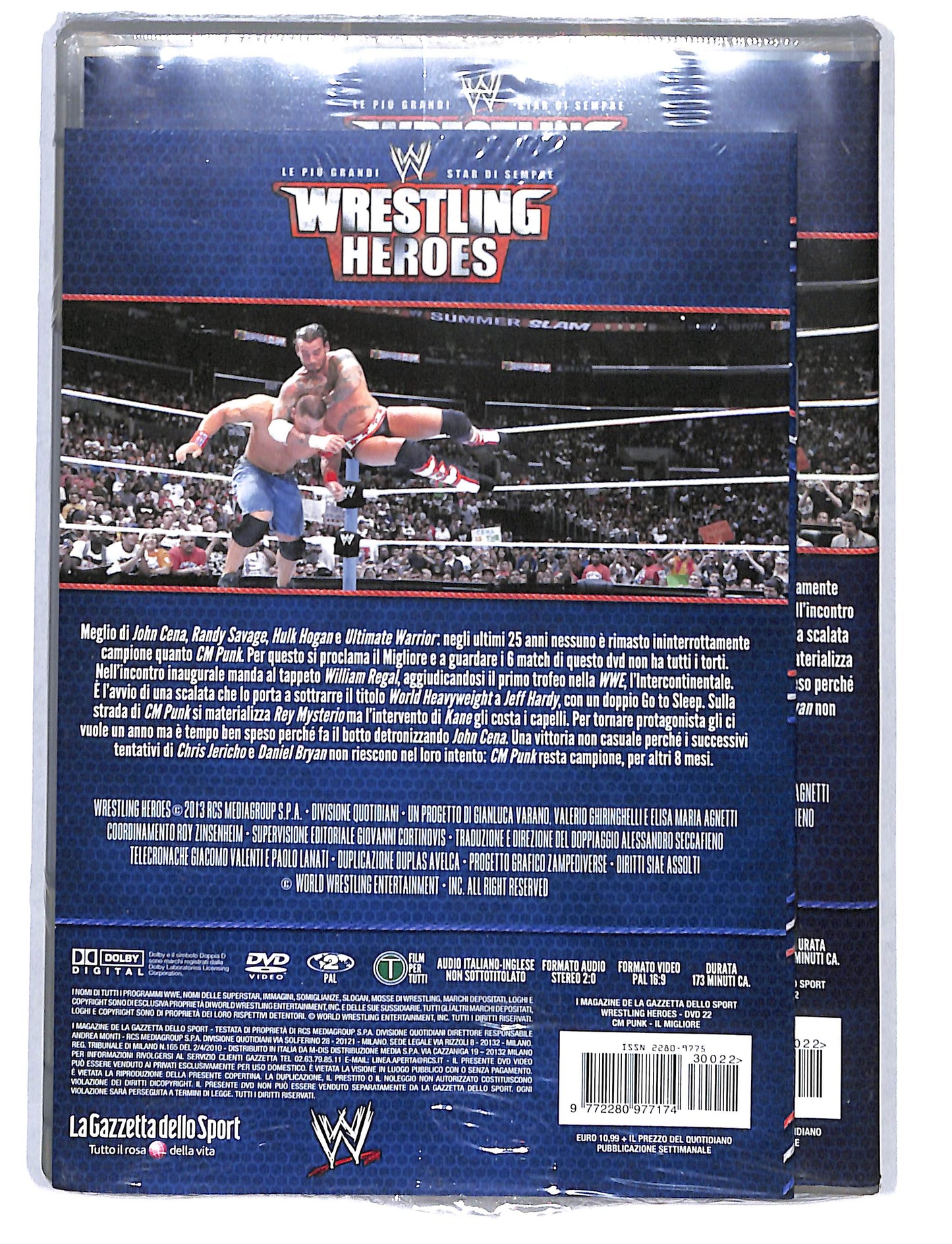 EBOND Wrestilg Heroes - CM Punk il migliore vol.22 EDITORIALE DVD DB730626