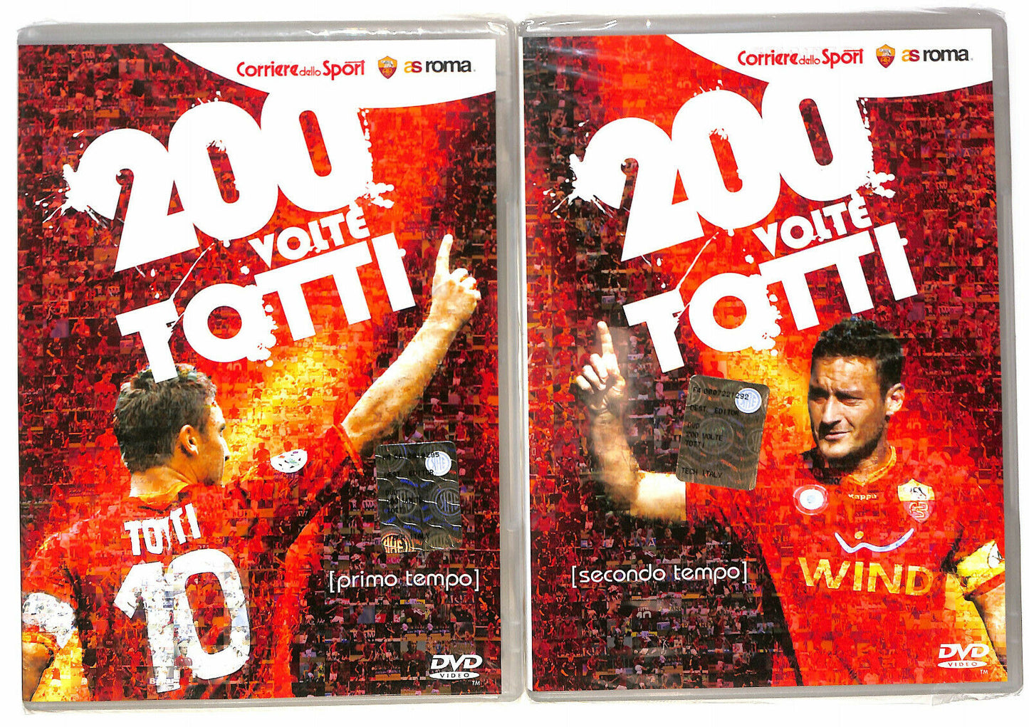 EBOND 200 Volte Totti Primo e Secondo Tempo Editoriale DVD DB731602