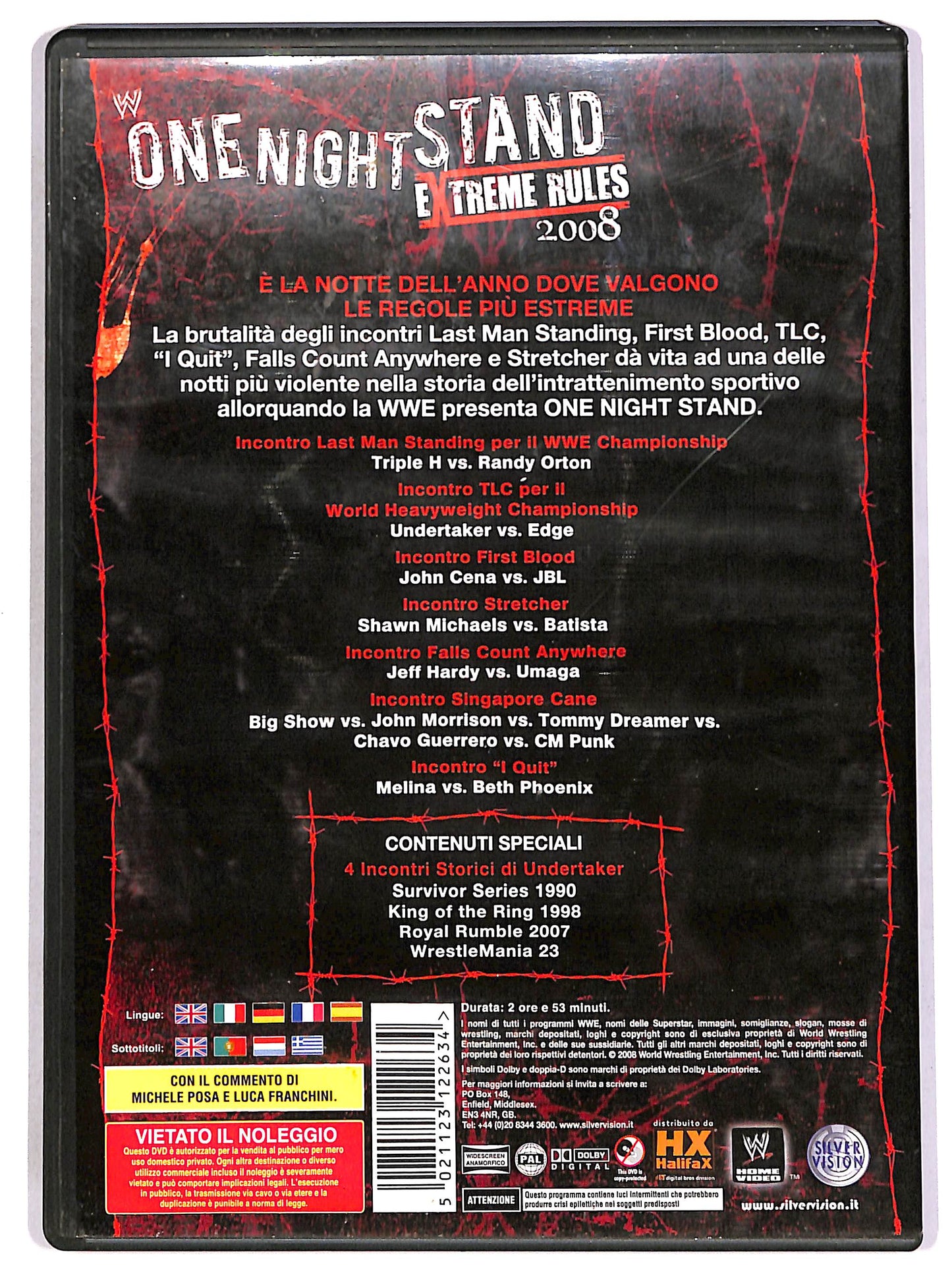 EBOND WWE - One Night Stand Extreme Rules 2008 DVD DB731607